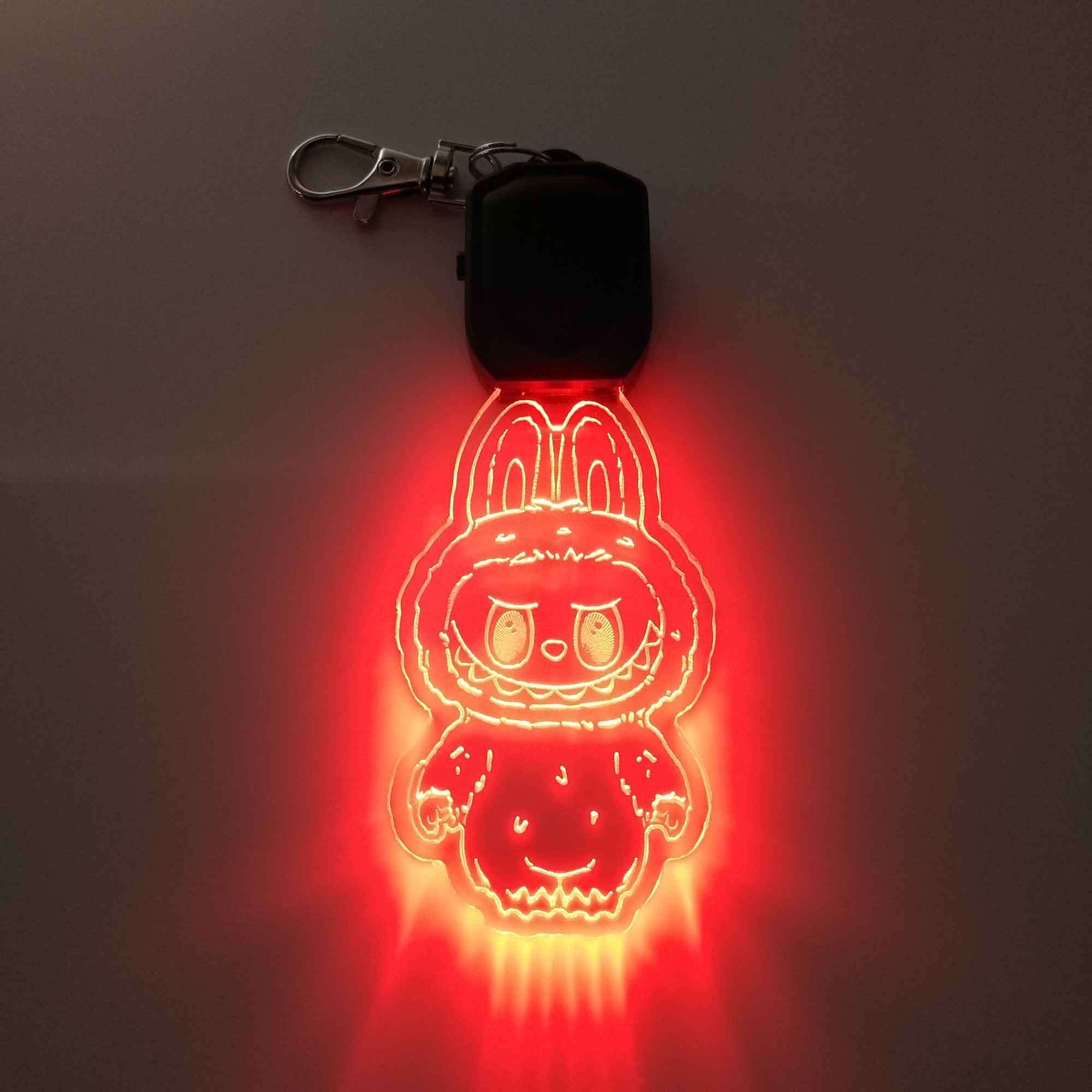 Labubu LED Light Acrylic Keychain