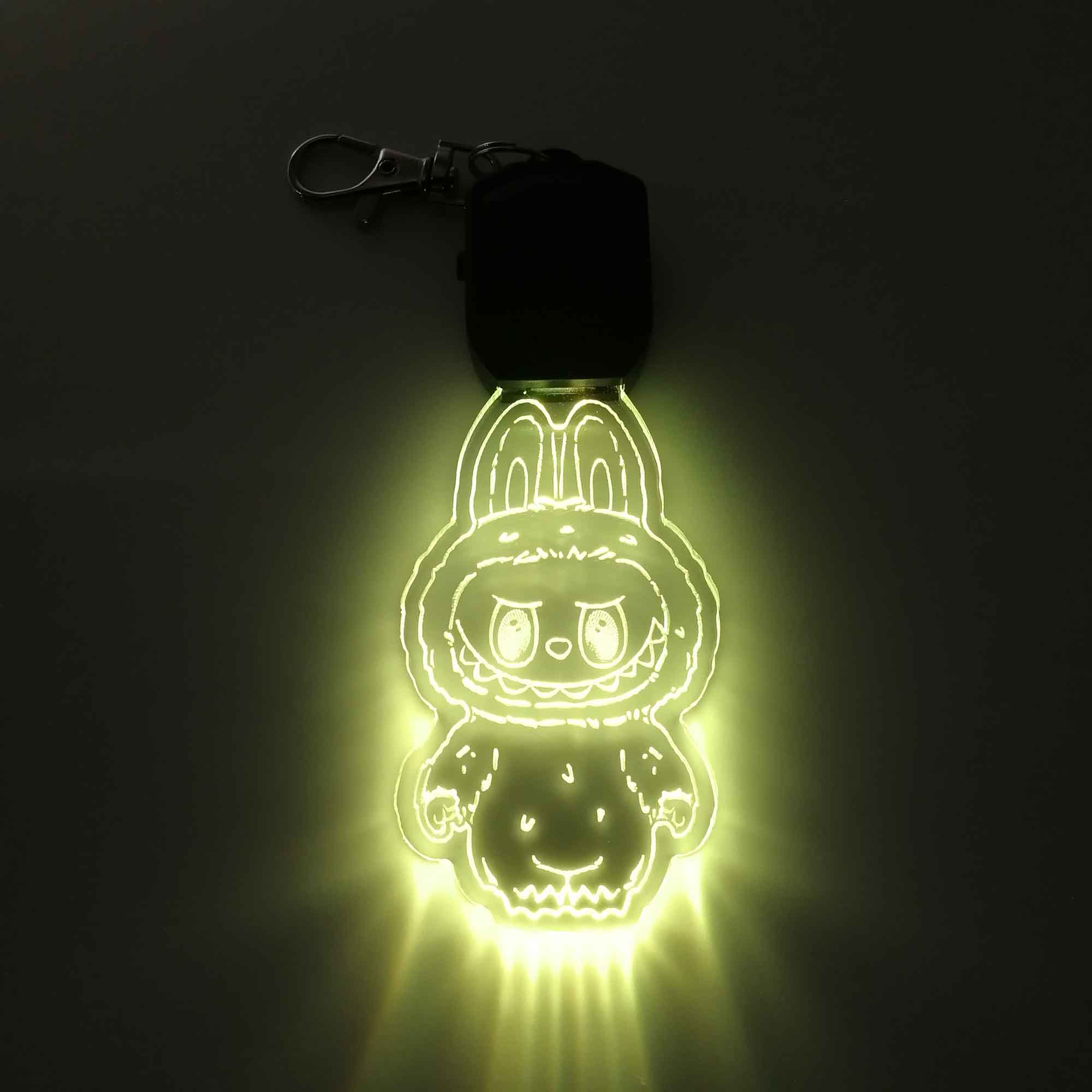 Labubu LED Light Acrylic Keychain
