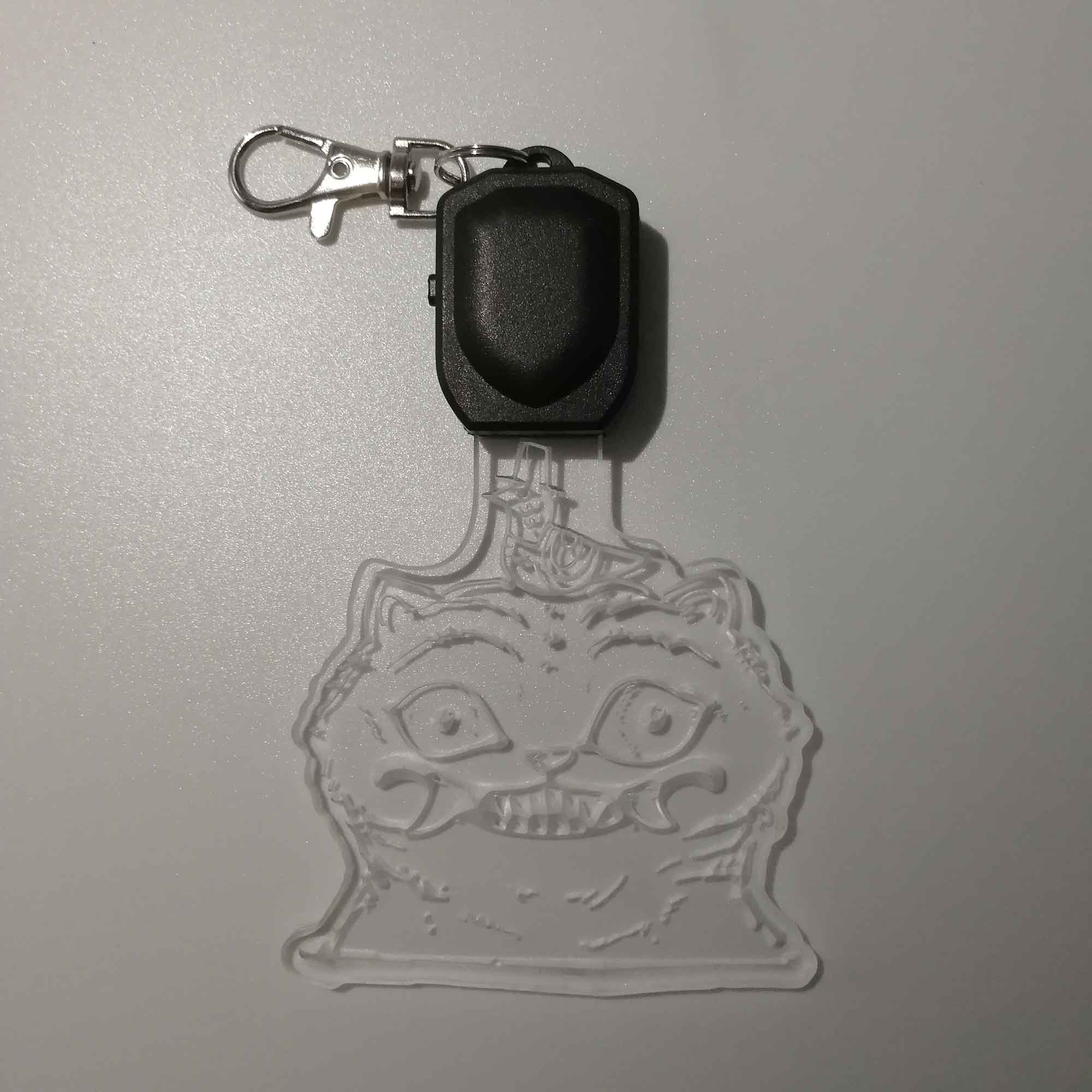 Kpop Demon Hunters Derpy Tiger LED Light Acrylic Keychain