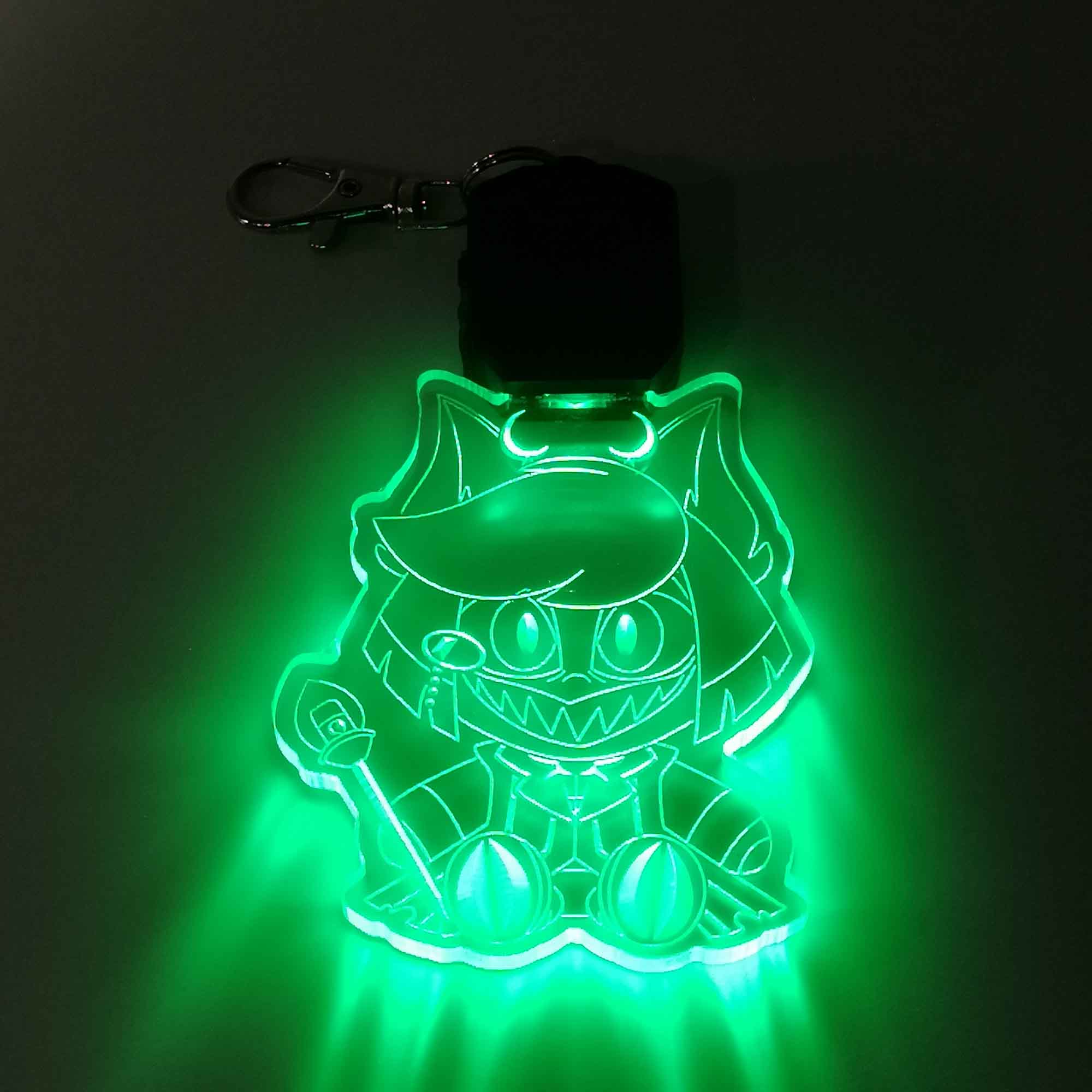 Alastor Hazbin Hotel LED Light Acrylic Keychain