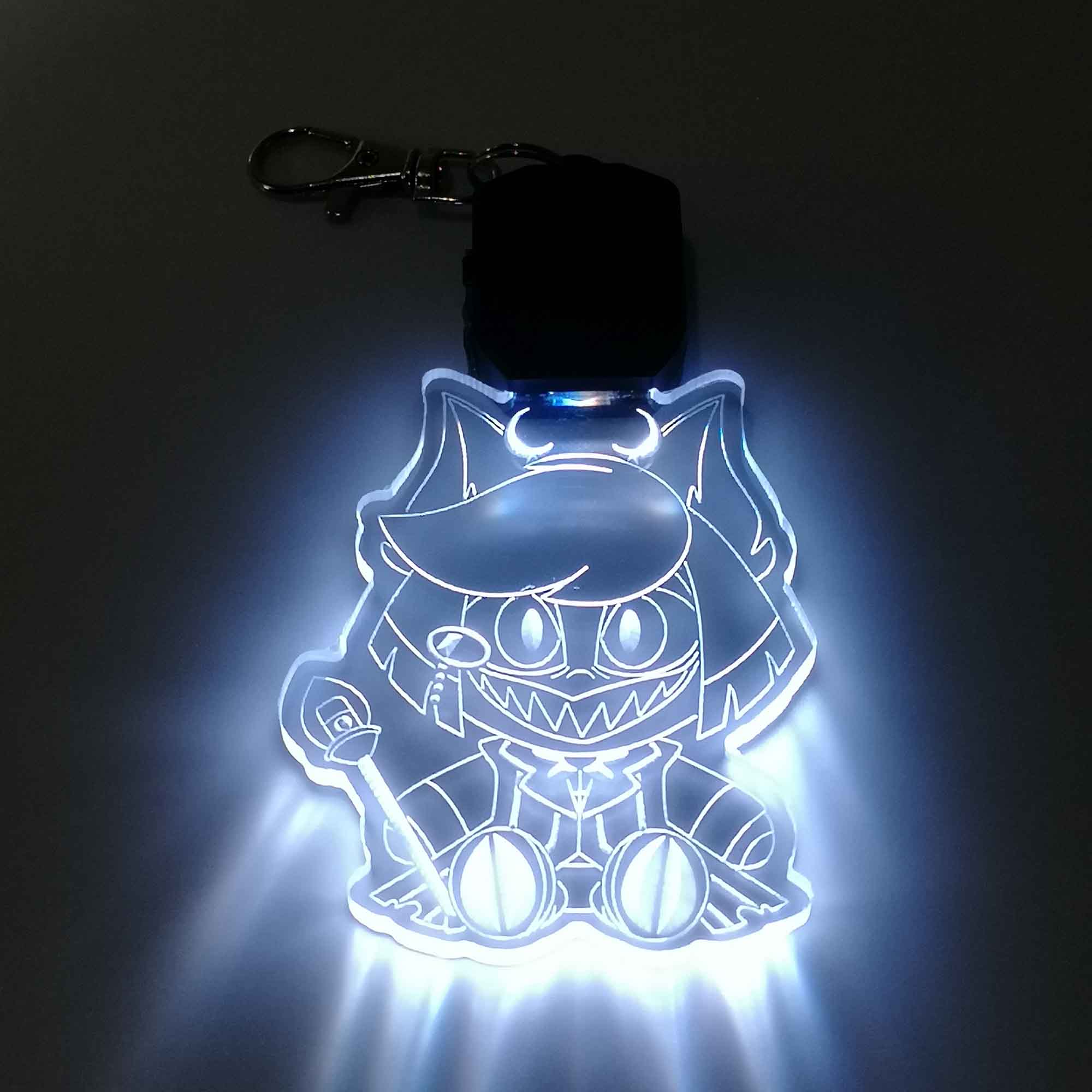 Alastor Hazbin Hotel LED Light Acrylic Keychain
