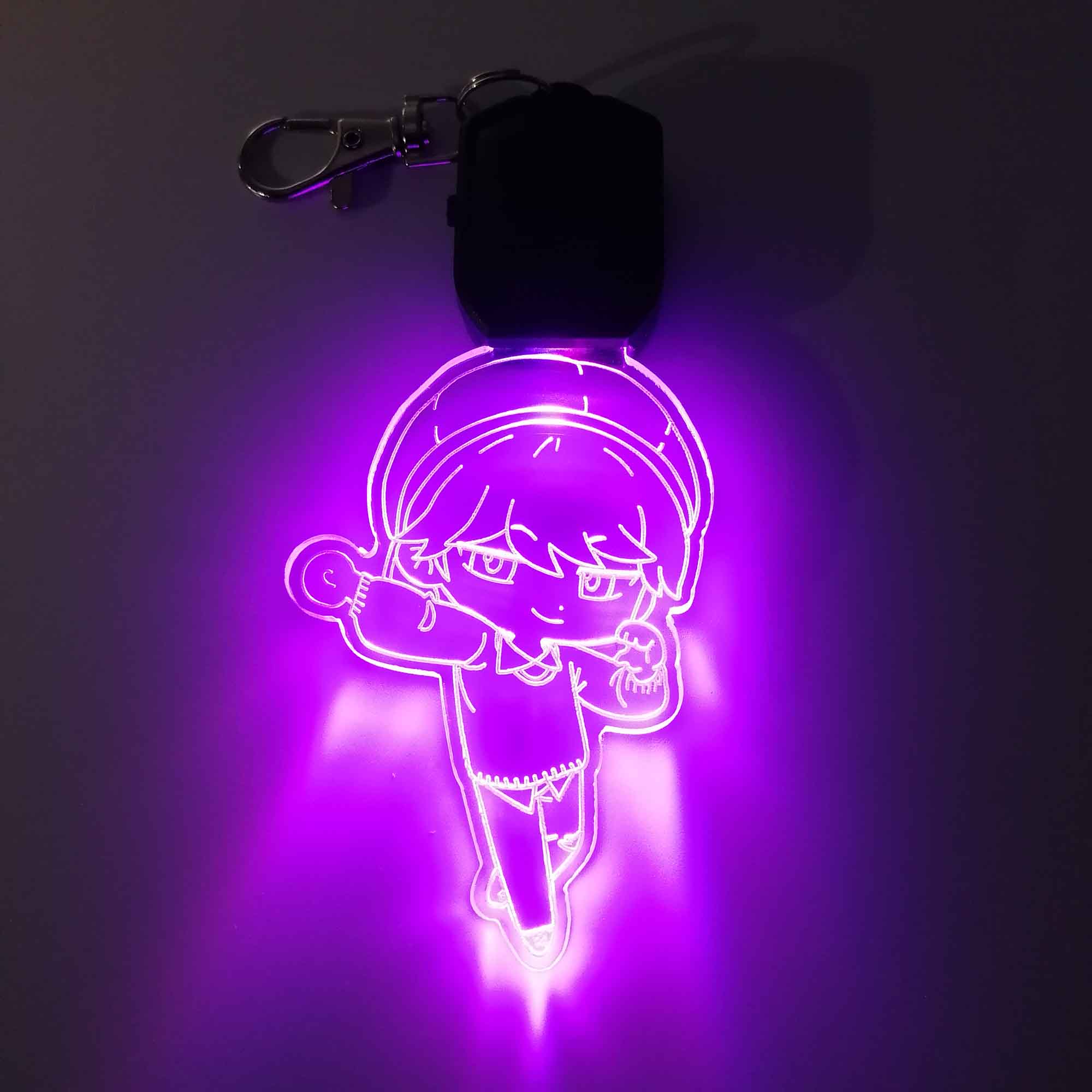 Kpop Demon Hunters Baby LED Light Acrylic Keychain
