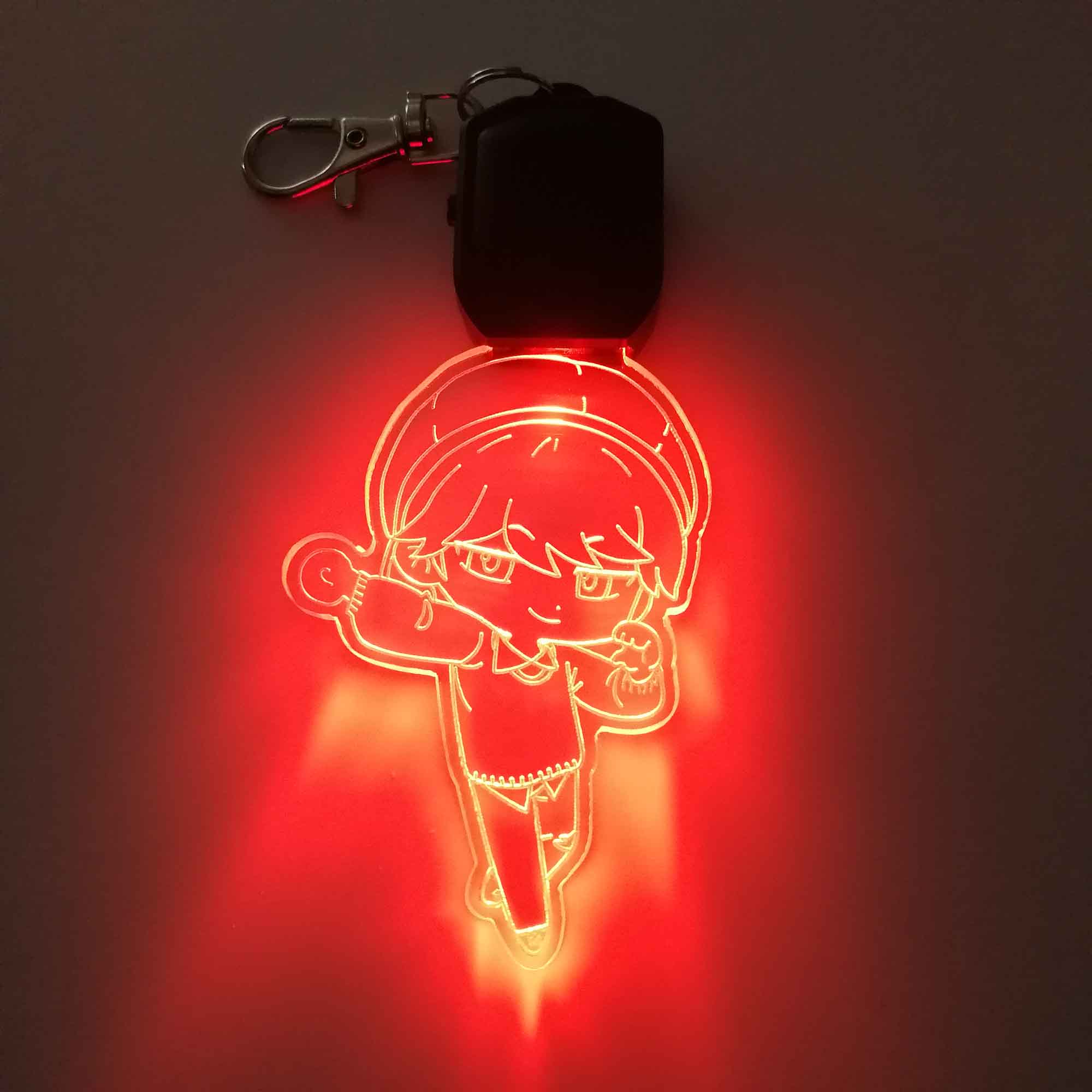 Kpop Demon Hunters Baby LED Light Acrylic Keychain
