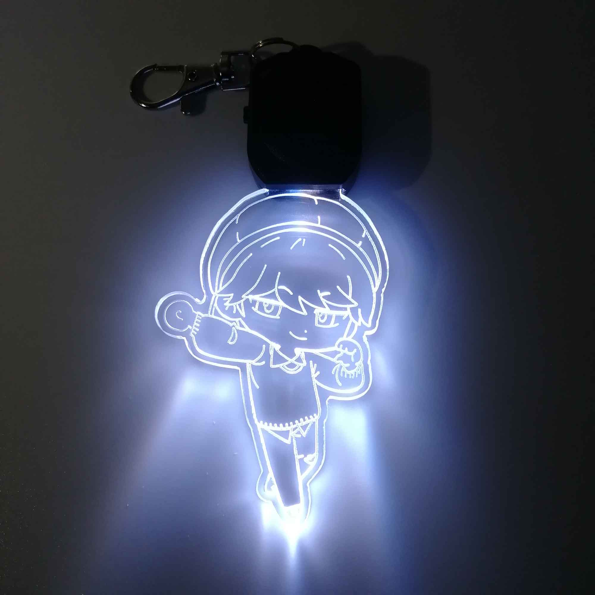 Kpop Demon Hunters Baby LED Light Acrylic Keychain