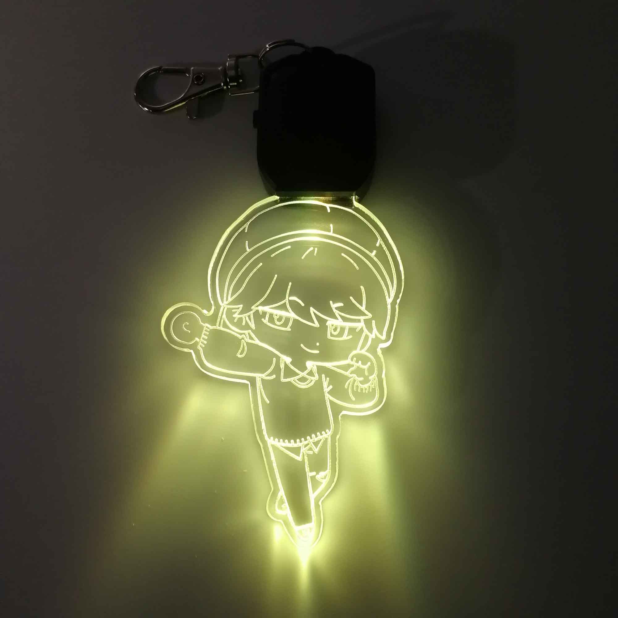 Kpop Demon Hunters Baby LED Light Acrylic Keychain
