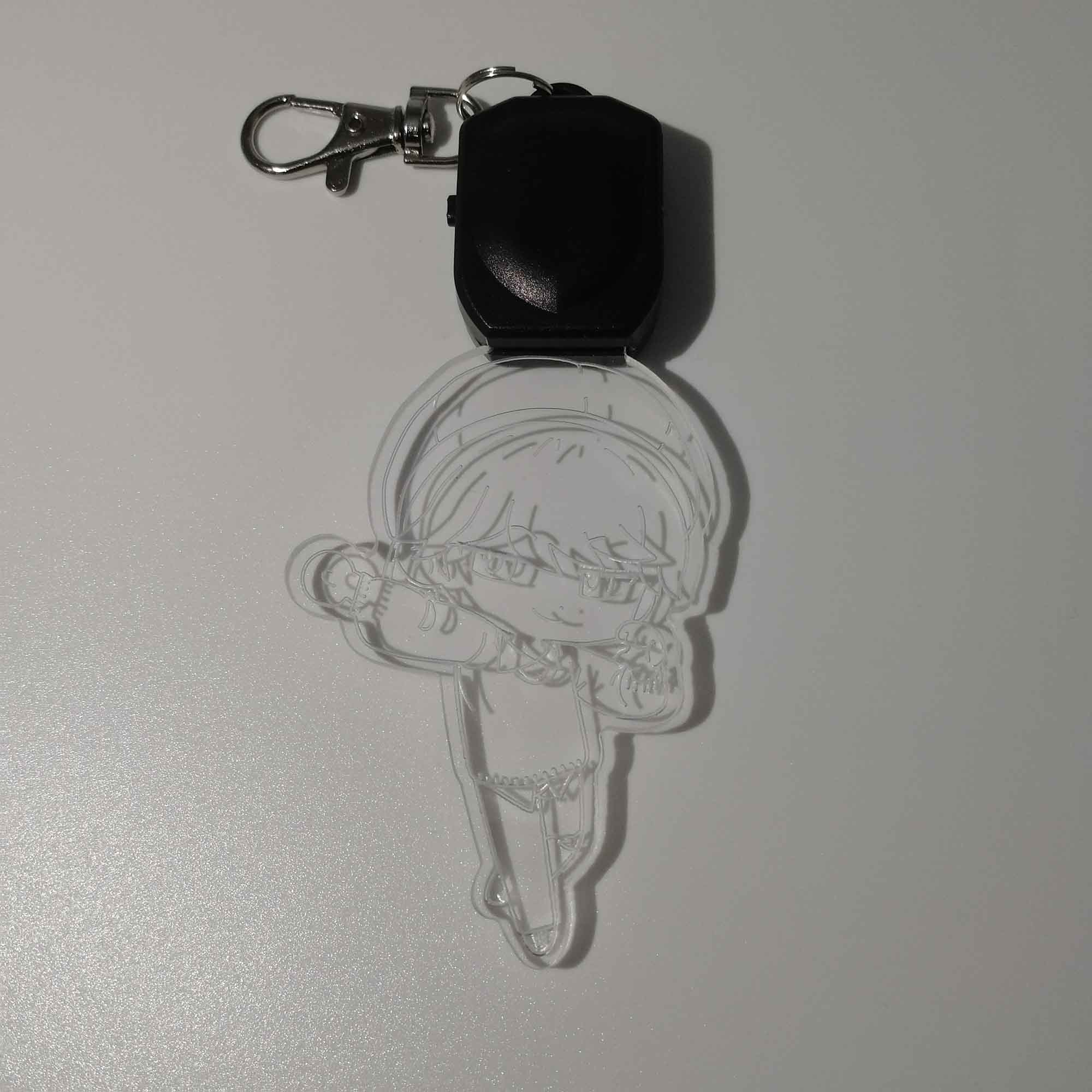 Kpop Demon Hunters Baby LED Light Acrylic Keychain