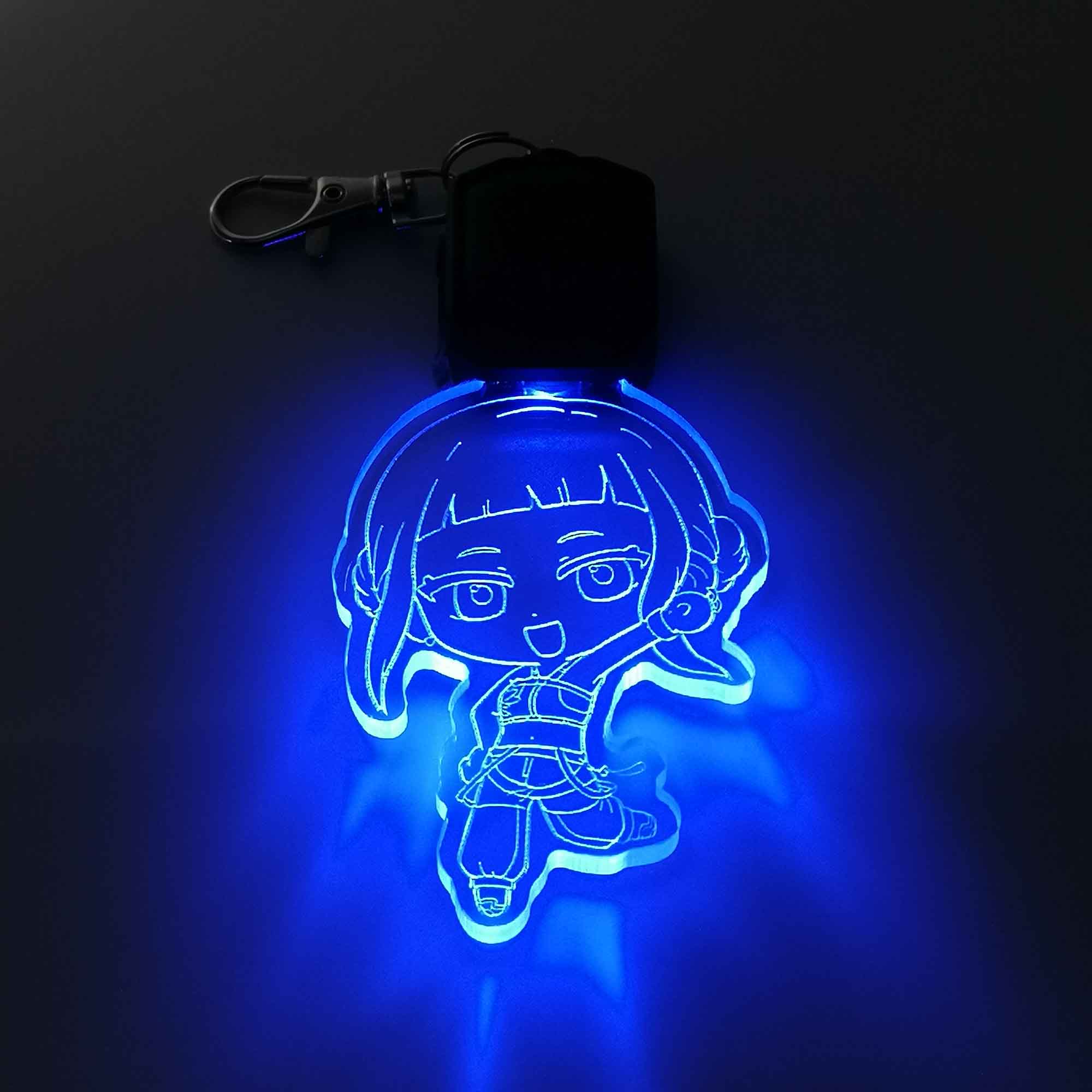 Kpop Demon Hunter Zoey LED Light Acrylic Keychain
