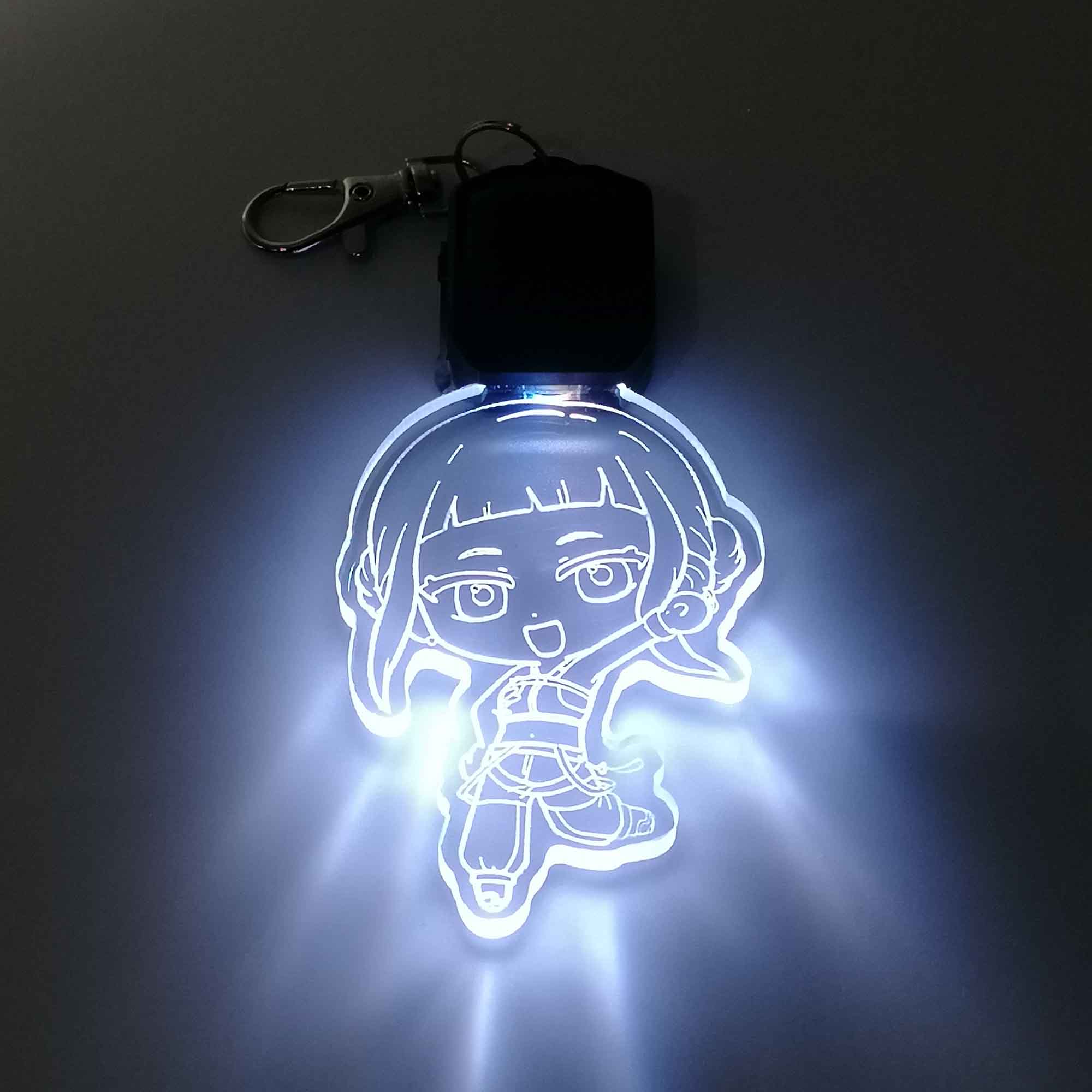 Kpop Demon Hunter Zoey LED Light Acrylic Keychain