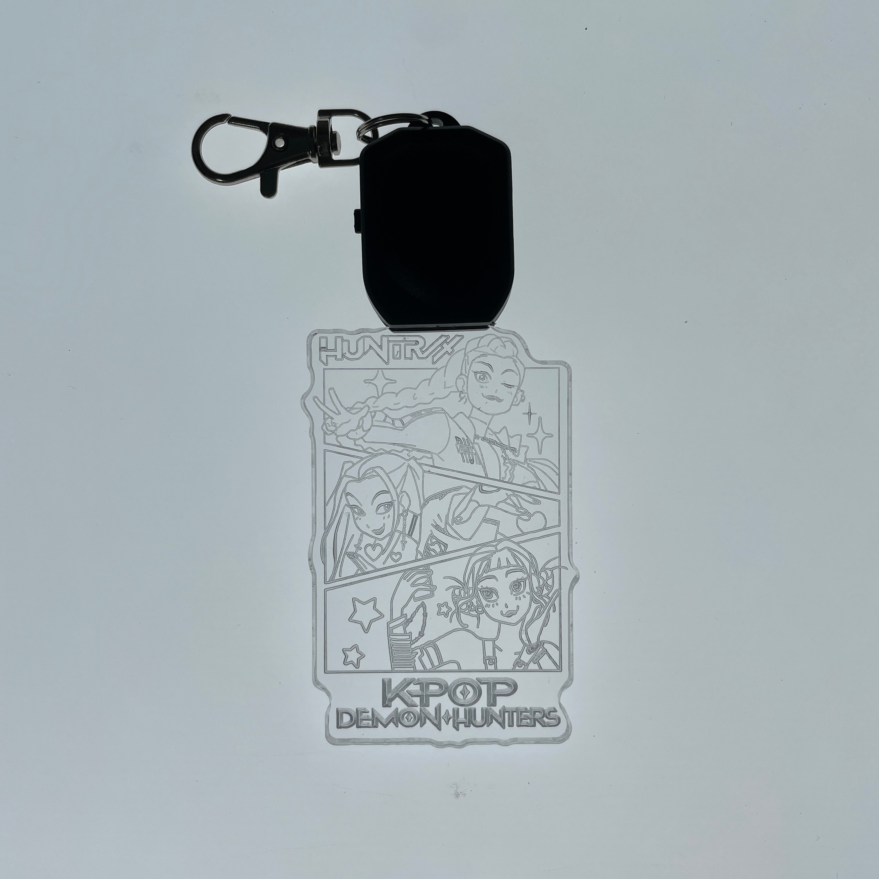 Kpop Demon Hunters LED Light Acrylic Keychain