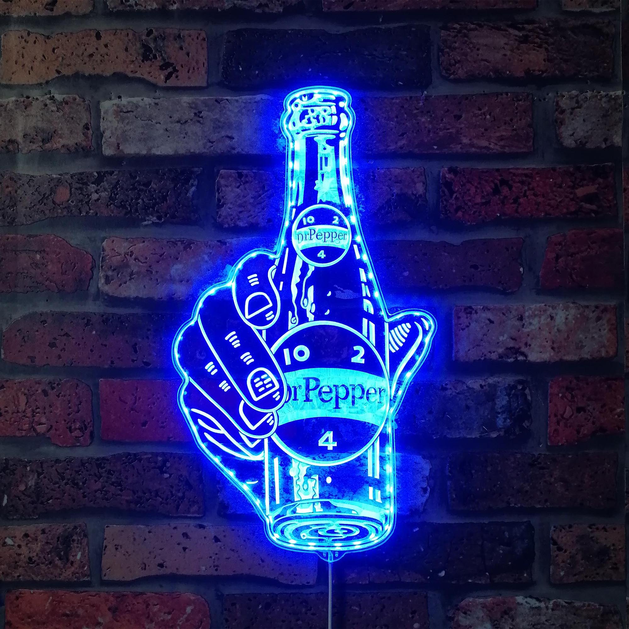 Dr Pepper Dynamic RGB Edge Lit LED Sign