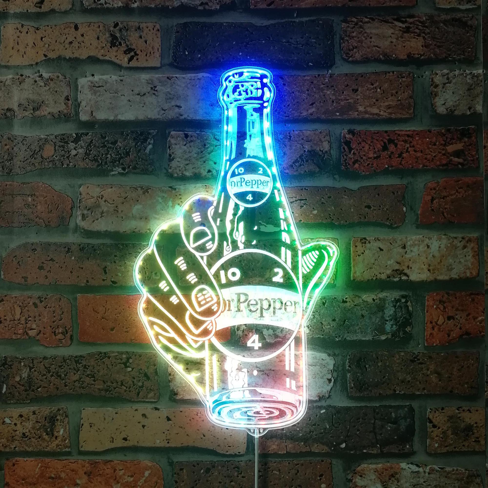 Dr Pepper Dynamic RGB Edge Lit LED Sign