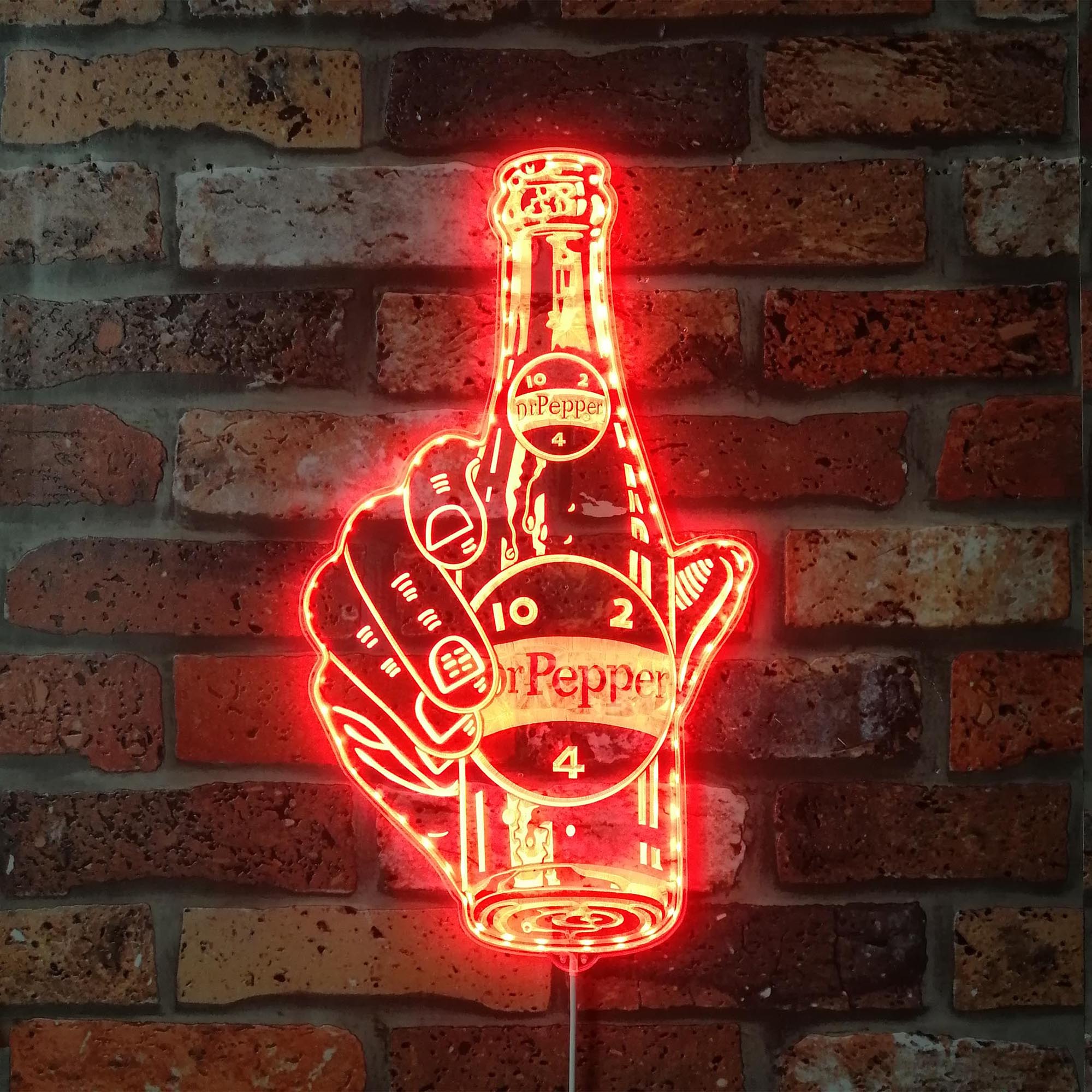 Dr Pepper Dynamic RGB Edge Lit LED Sign