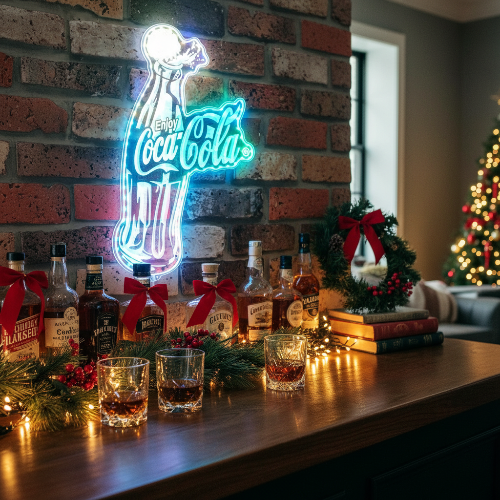 Coca Cola Bottle Neon LED Sign with Dynamic RGB Colors