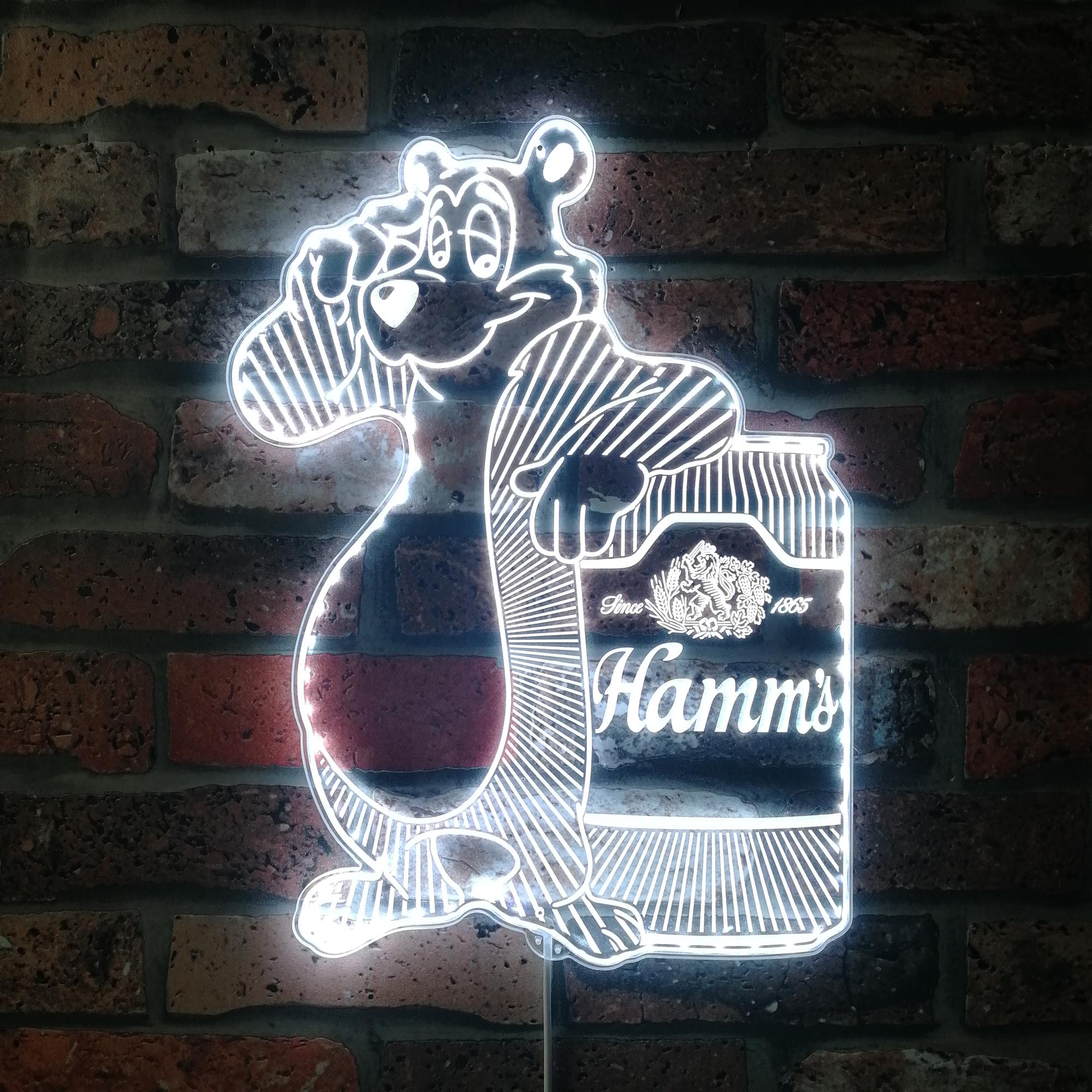 Hamms Beer Dynamic RGB Edge Lit LED Sign
