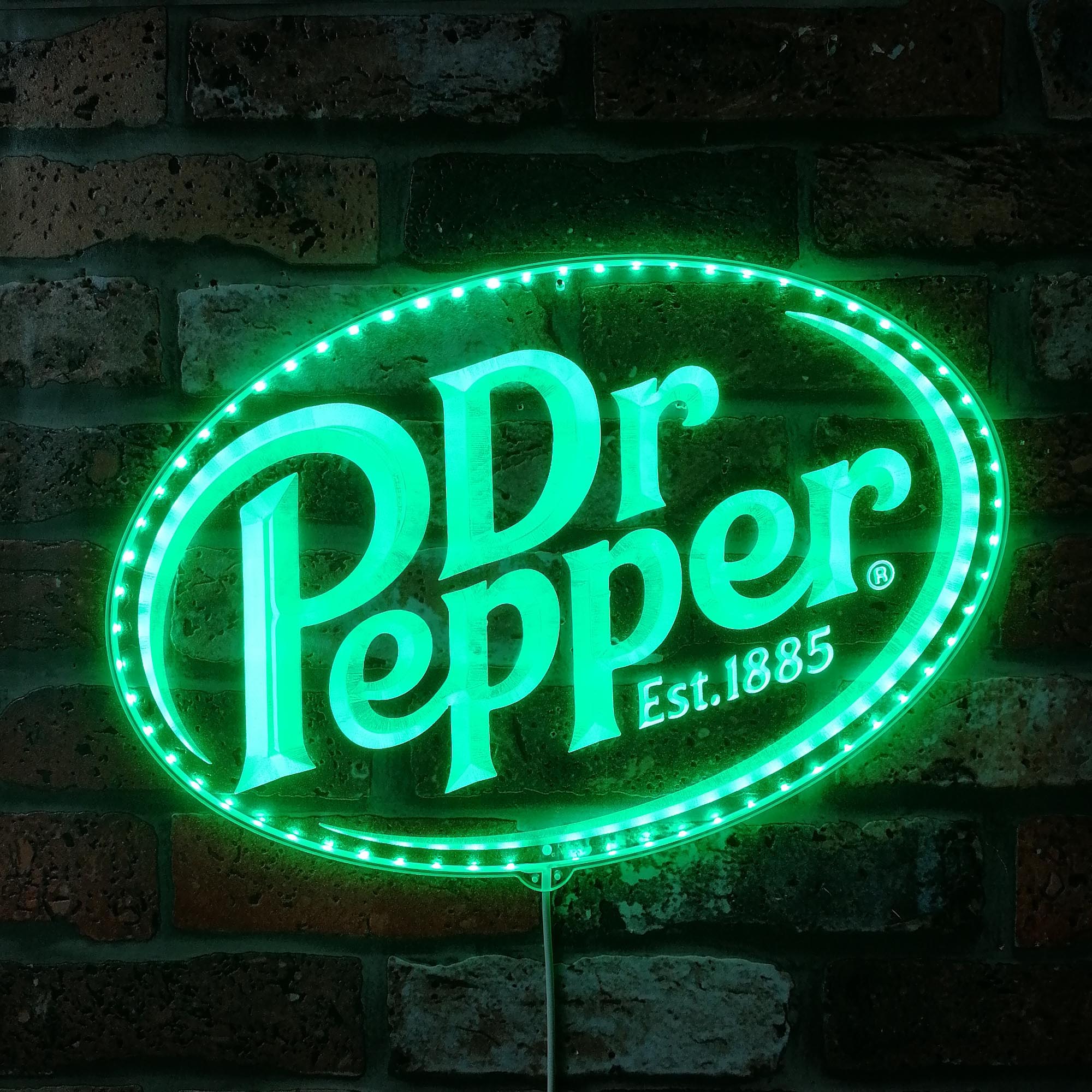 Dr Pepper Dynamic RGB Edge Lit LED Sign