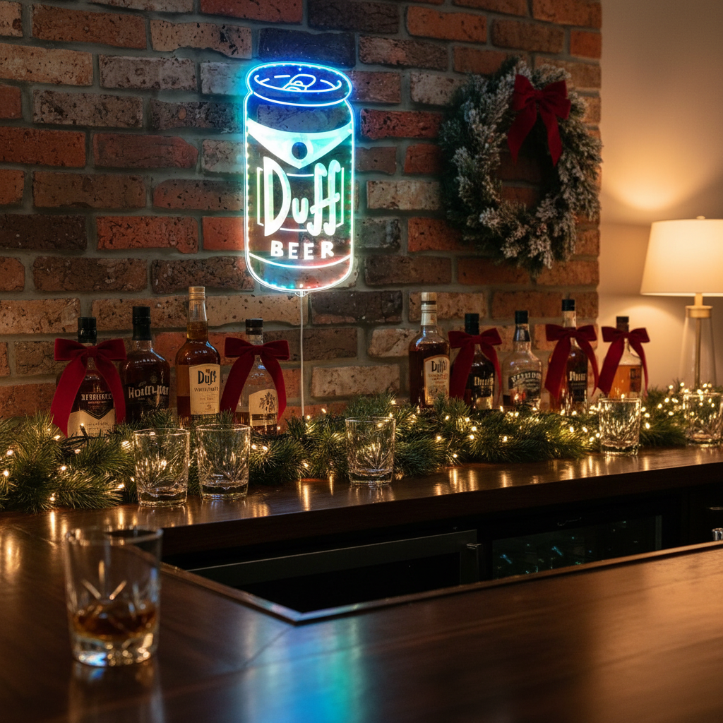 michelob ultra Bottle Neon LED Sign with Dynamic RGB Colors