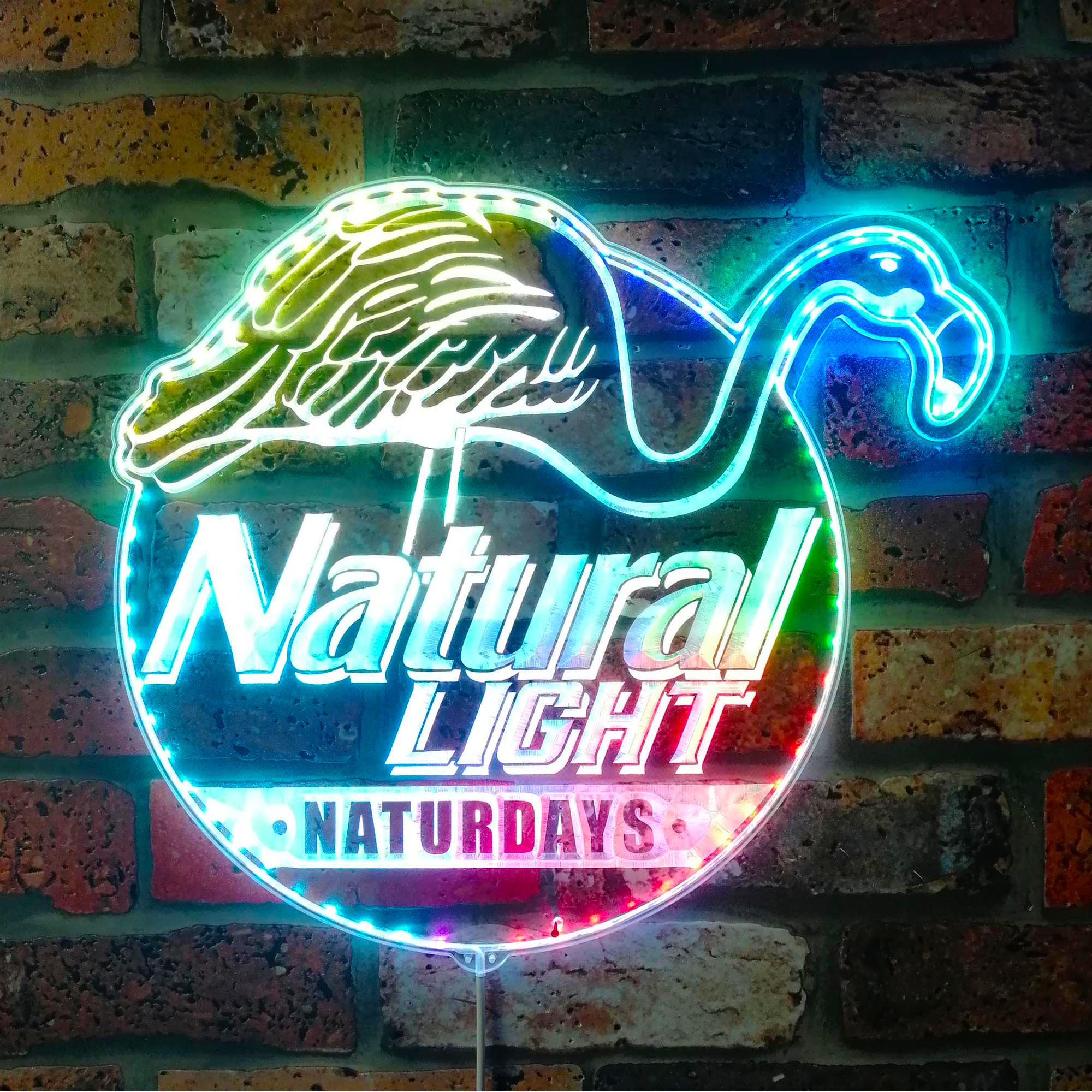 Natural Light Dynamic RGB Edge Lit LED Sign | PROLEDSIGN