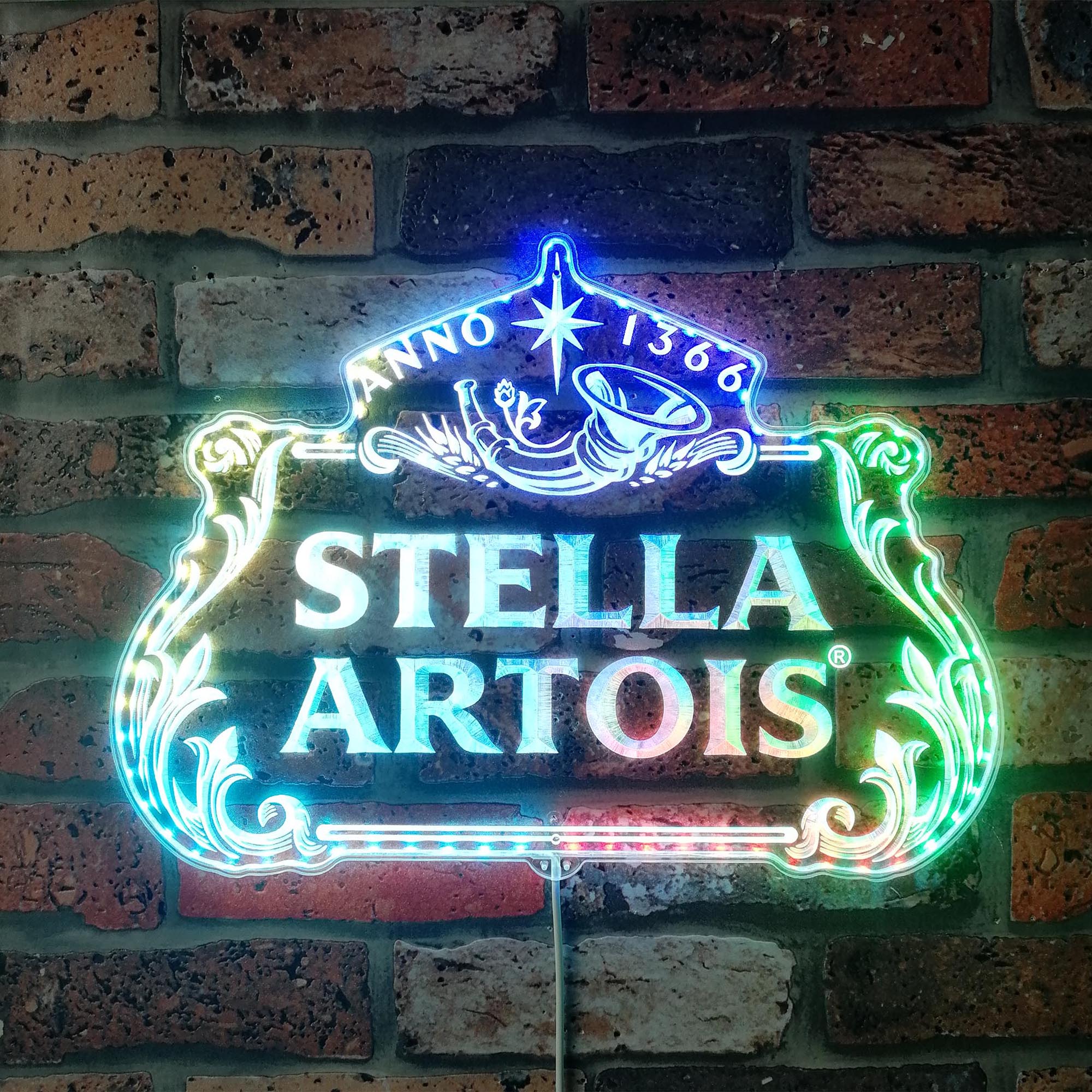 Stellar Artois Dynamic RGB Edge Lit LED Sign