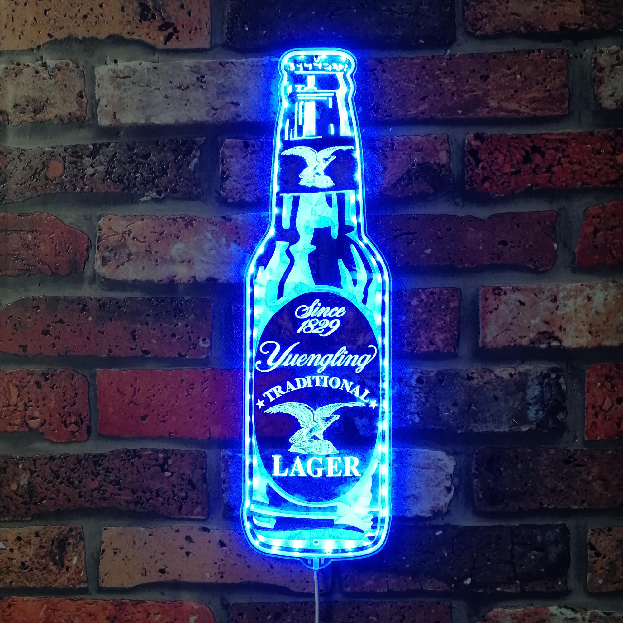 Yuengling Lager Bar Dynamic RGB Edge Lit LED Sign