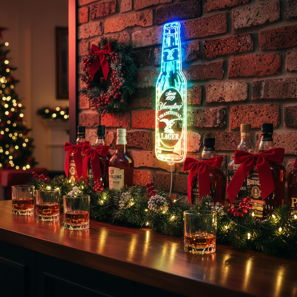 Yuengling Lager Bar Neon LED Sign with Dynamic RGB Colors