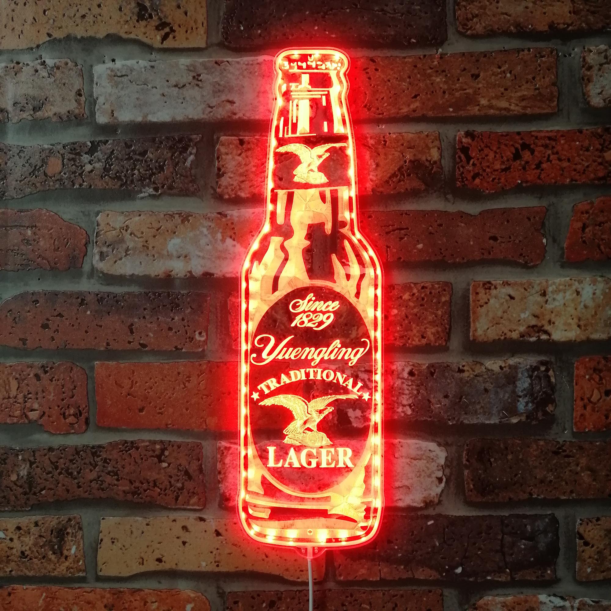 Yuengling Lager Bar Dynamic RGB Edge Lit LED Sign