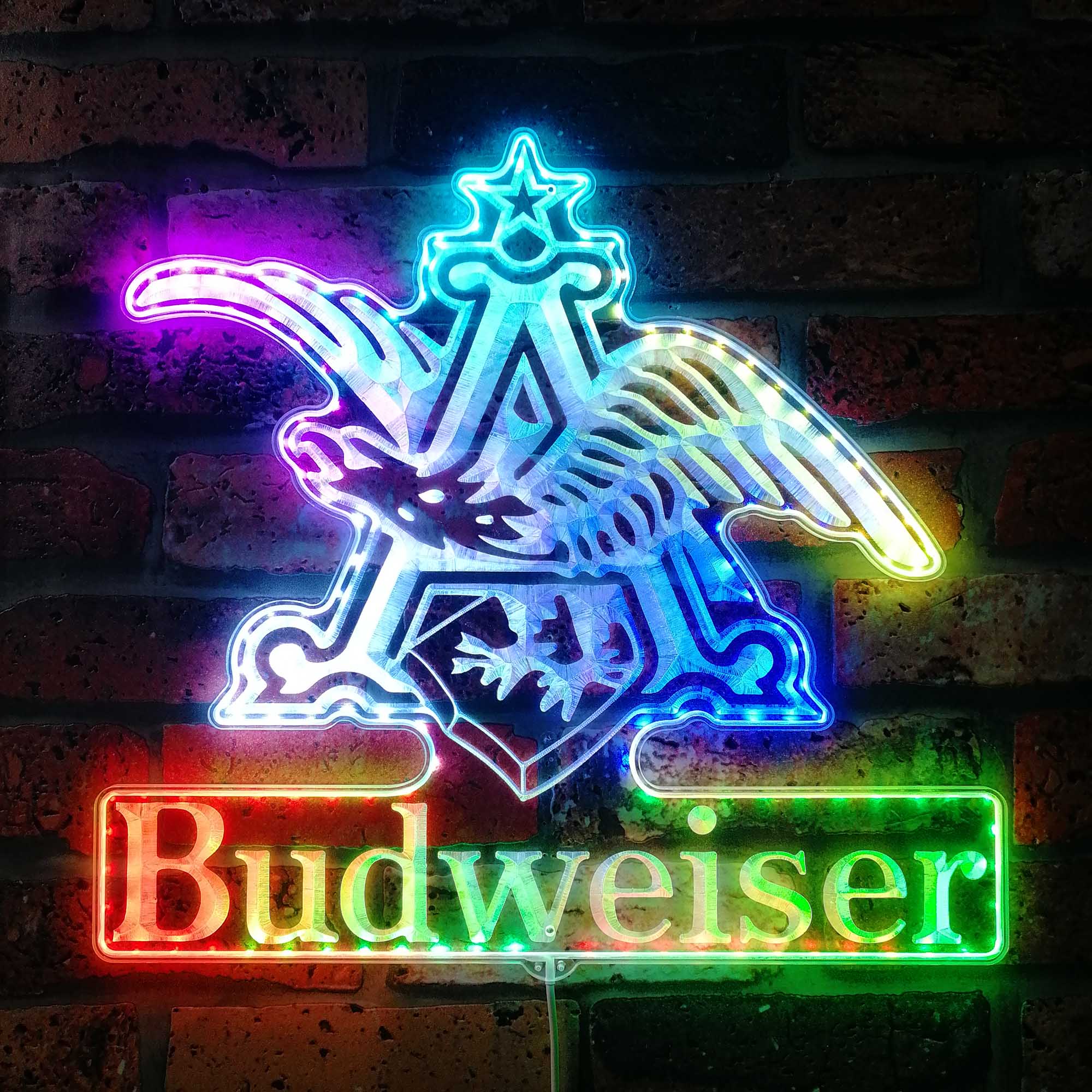 Budweiser Dynamic RGB Edge Lit LED Sign