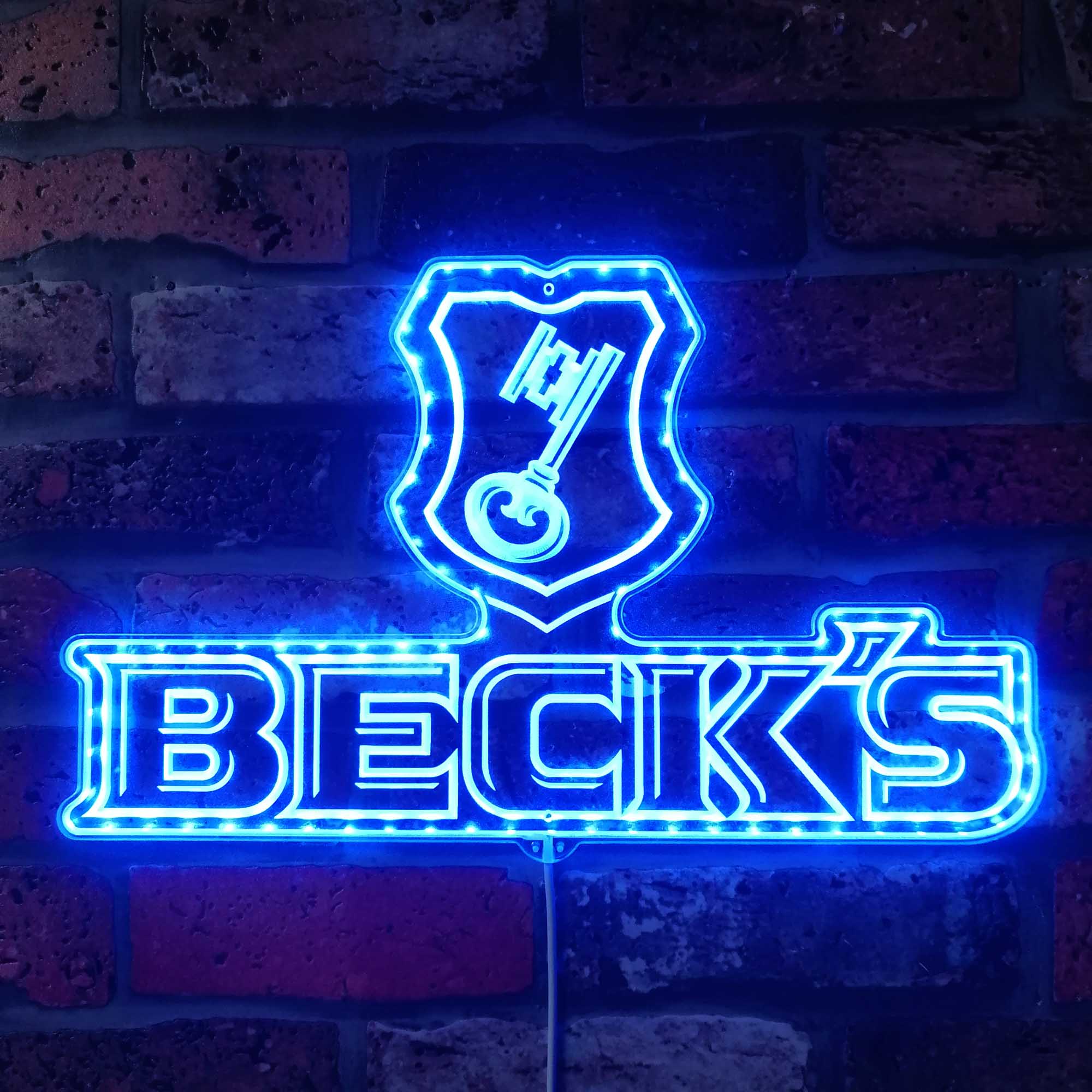 Beck's Dynamic RGB Edge Lit LED Sign