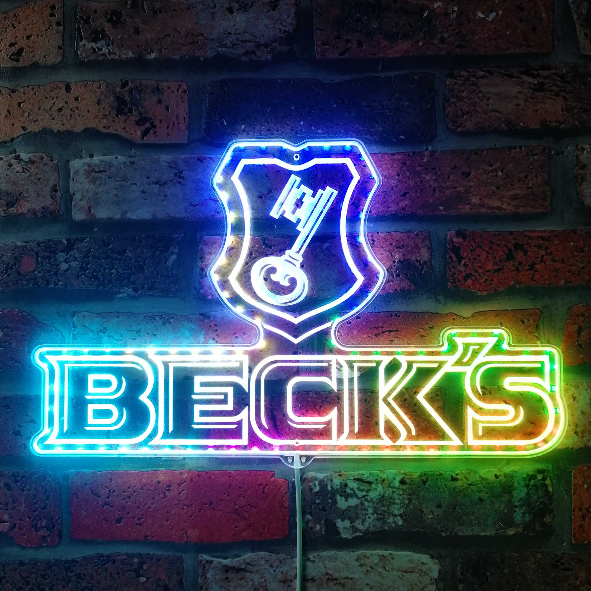 Beck's Dynamic RGB Edge Lit LED Sign