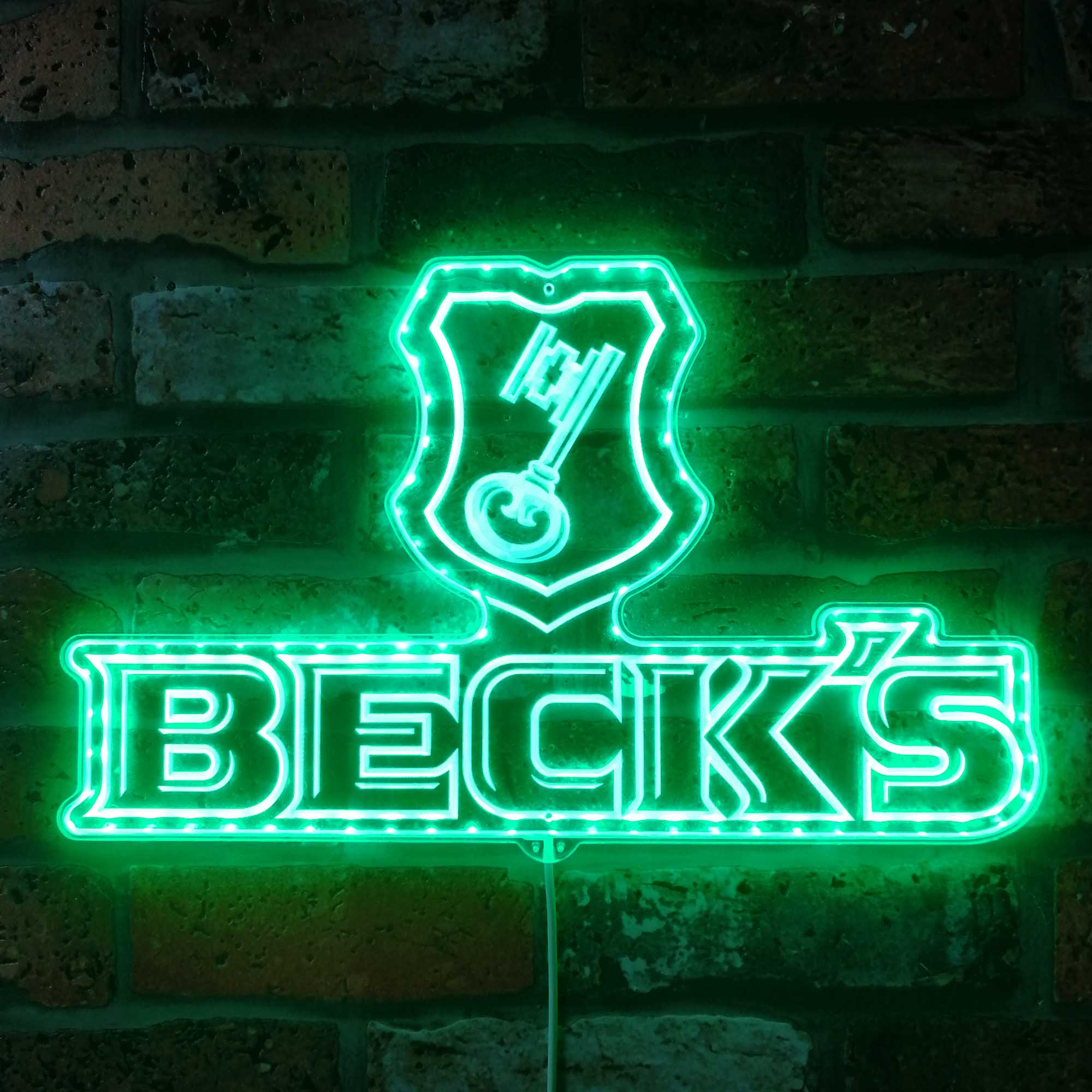 Beck's Dynamic RGB Edge Lit LED Sign