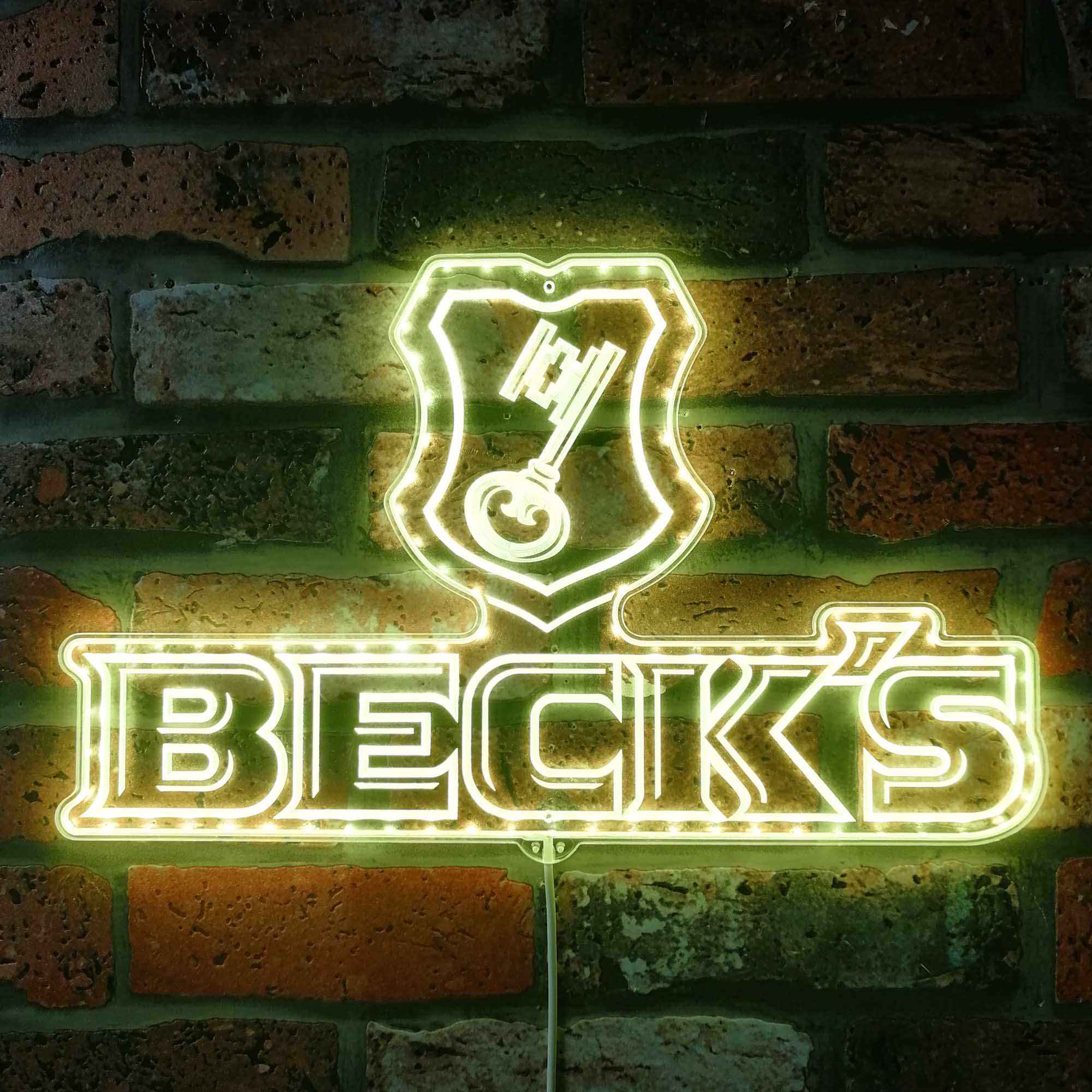 Beck's Dynamic RGB Edge Lit LED Sign