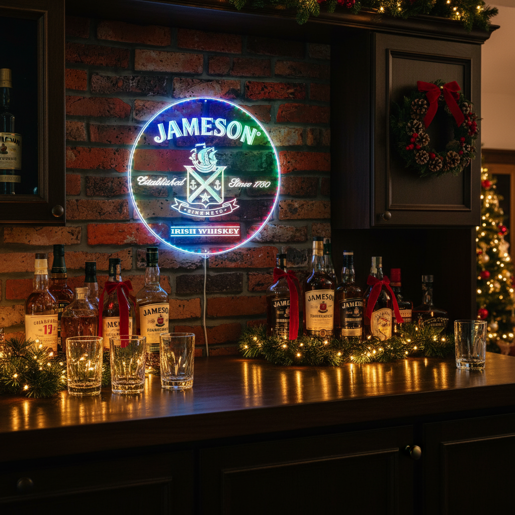 Jameson Bar Dynamic RGB Edge Lit LED Sign | PROLEDSIGN Jameson Bar Dynamic RGB Edge Lit LED Sign | PROLEDSIGN