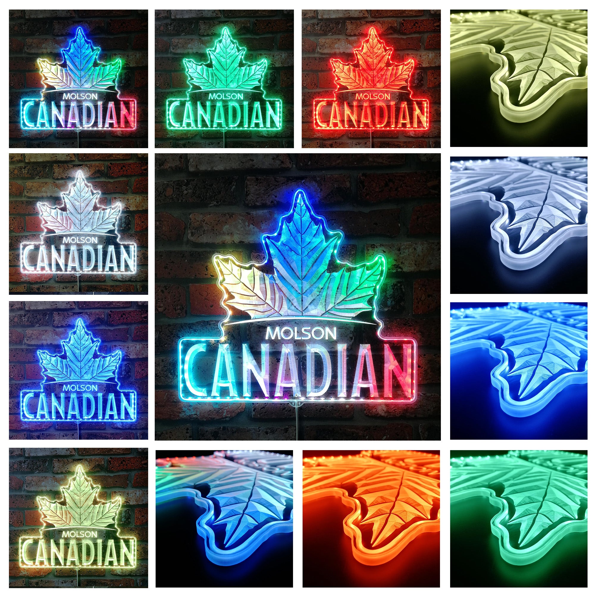 Molson Canadian Dynamic RGB Edge Lit LED Sign