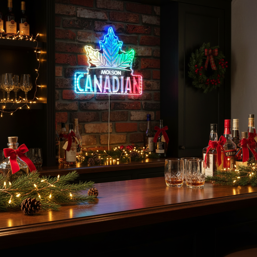 Absolut Vodka Neon LED Sign with Dynamic RGB Colors