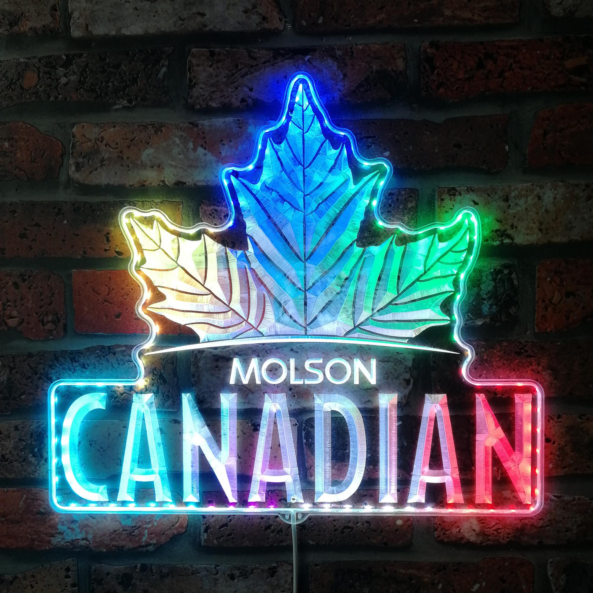 Molson Canadian Dynamic RGB Edge Lit LED Sign