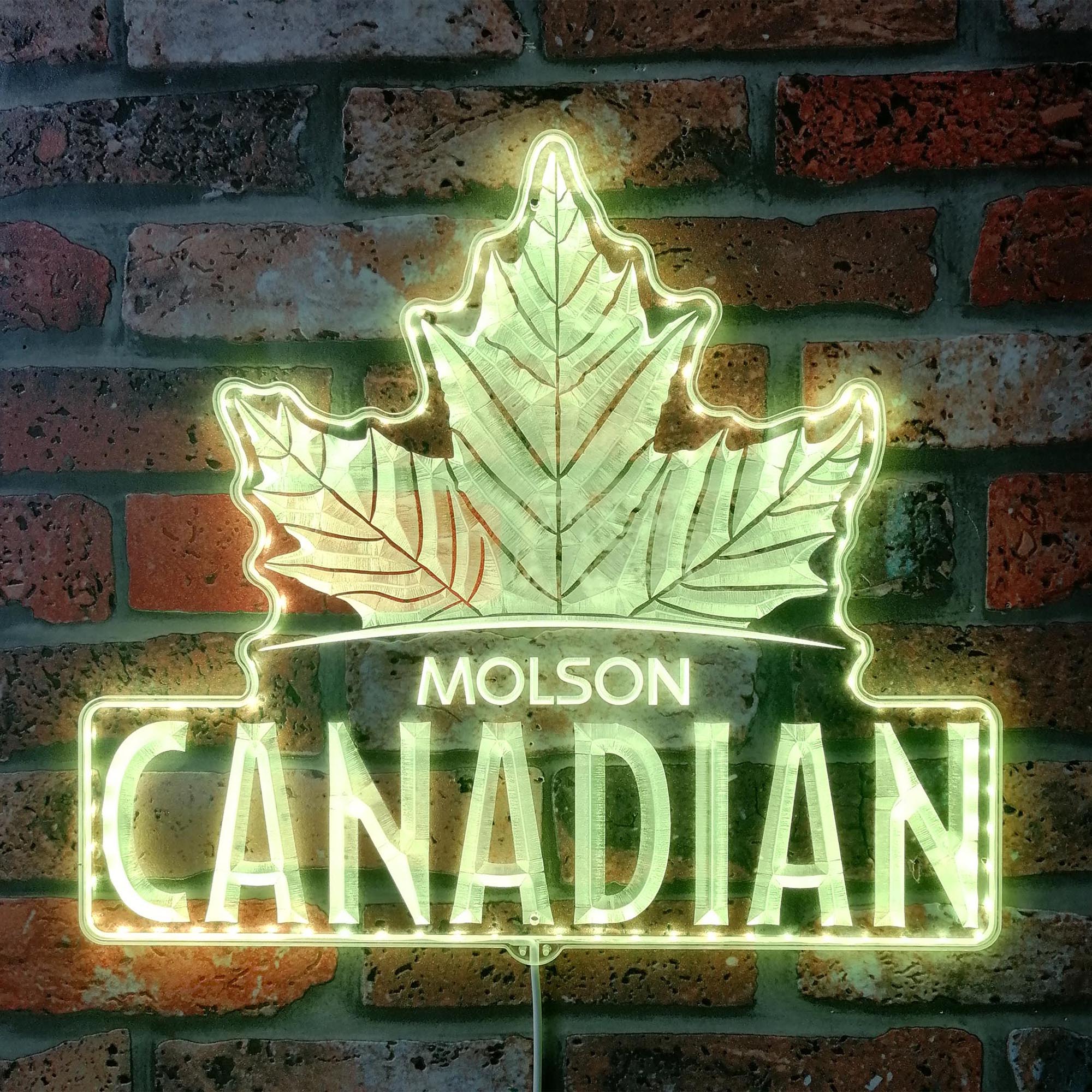 Molson Canadian Dynamic RGB Edge Lit LED Sign