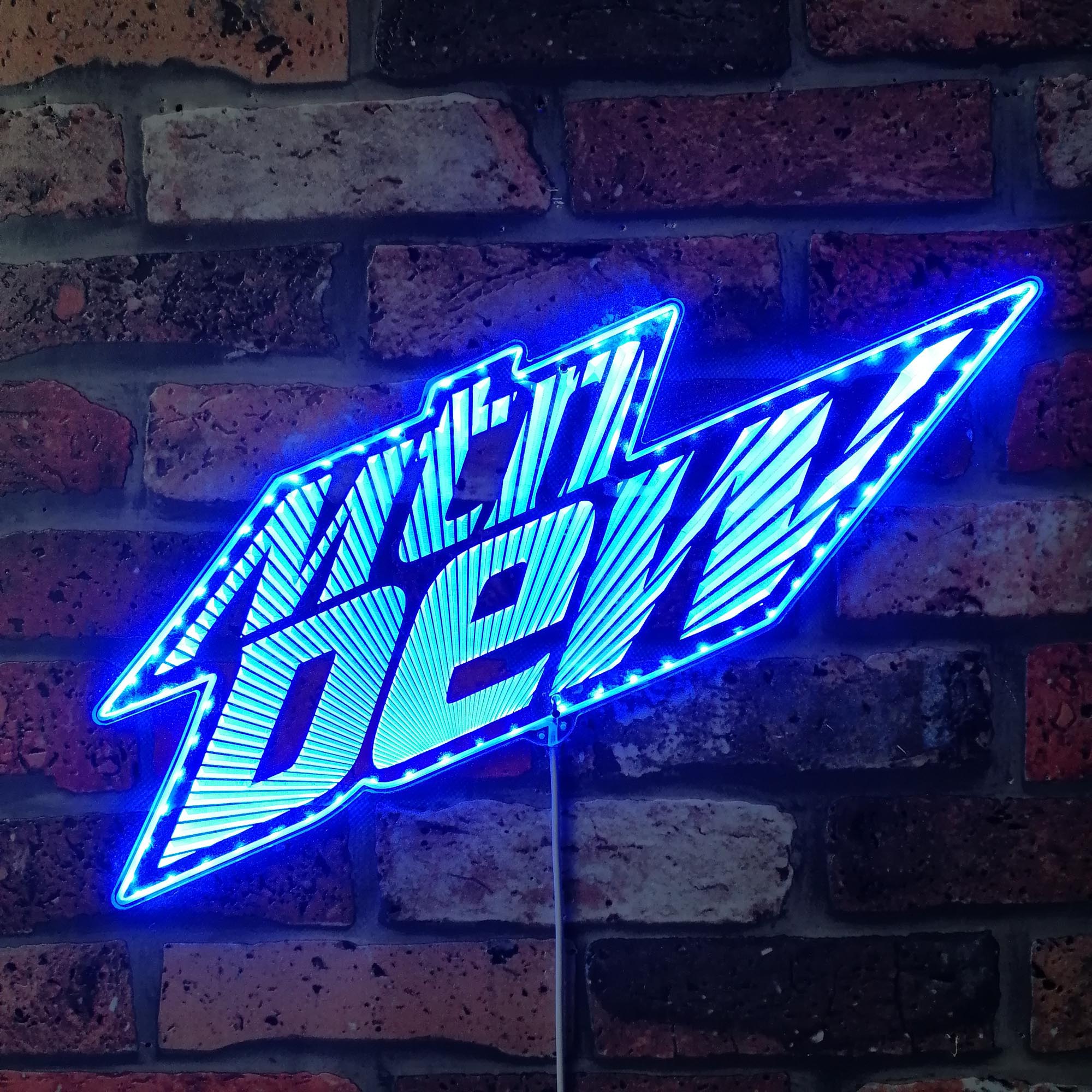 Mtn Dew Dynamic RGB Edge Lit LED Sign