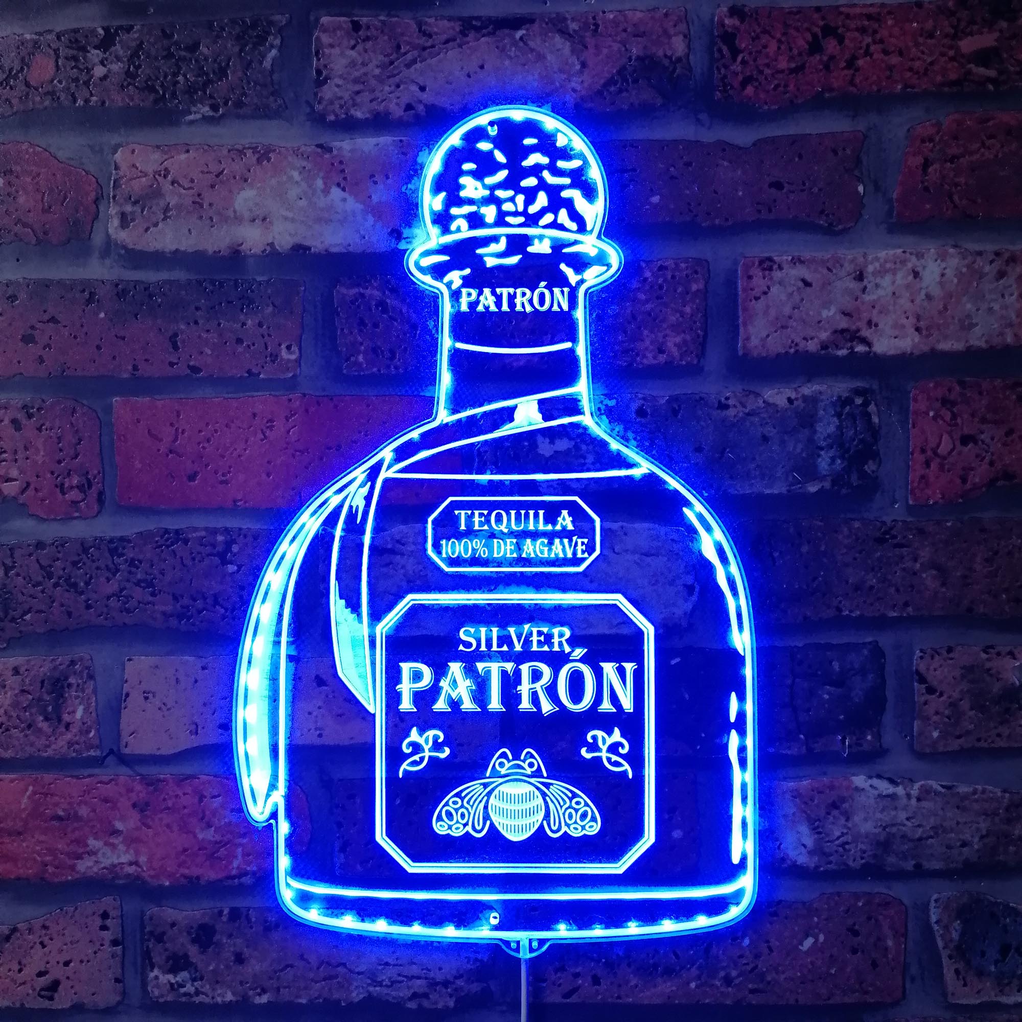 Patron Tequila Dynamic RGB Edge Lit LED Sign