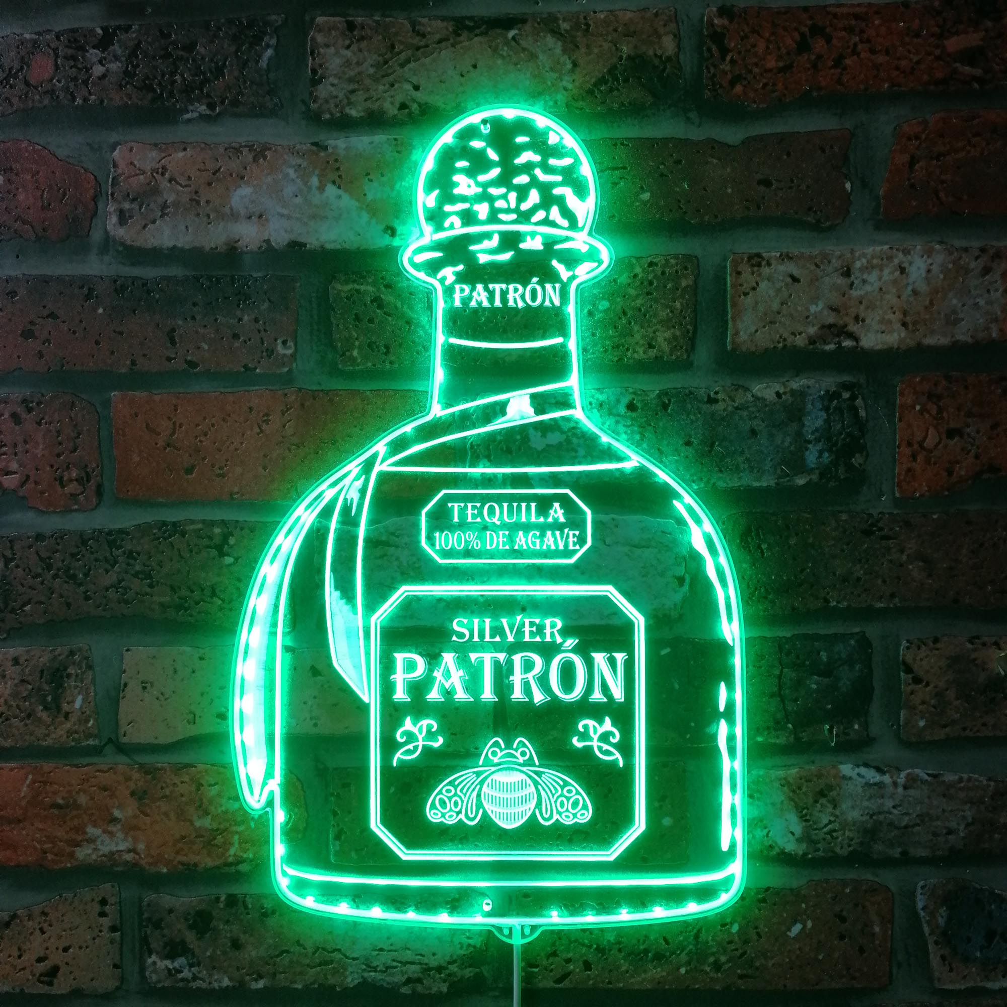 Patron Tequila Dynamic RGB Edge Lit LED Sign