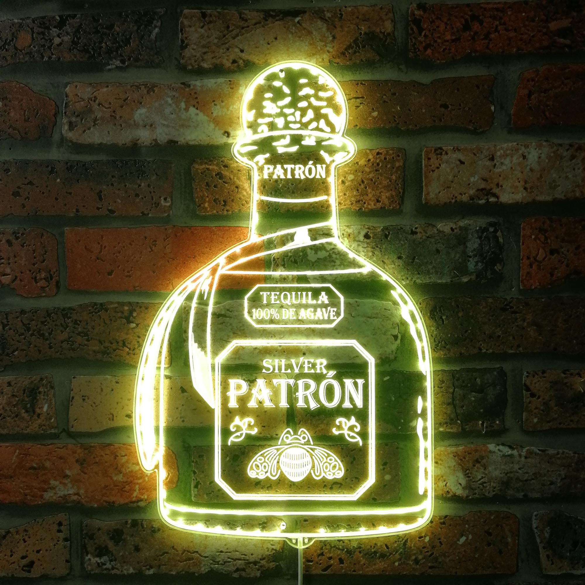 Patron Tequila Dynamic RGB Edge Lit LED Sign