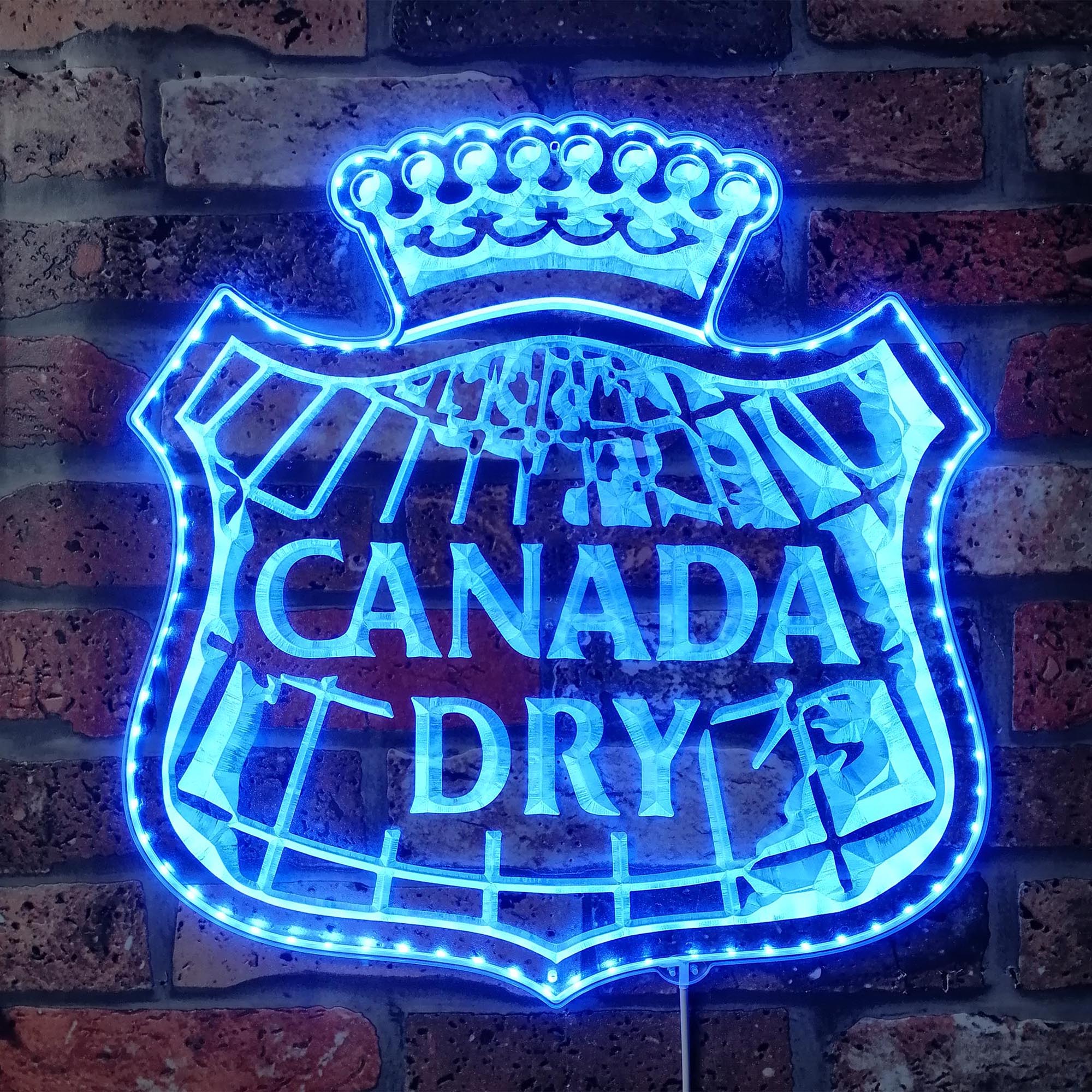 Canada Dry Dynamic RGB Edge Lit LED Sign