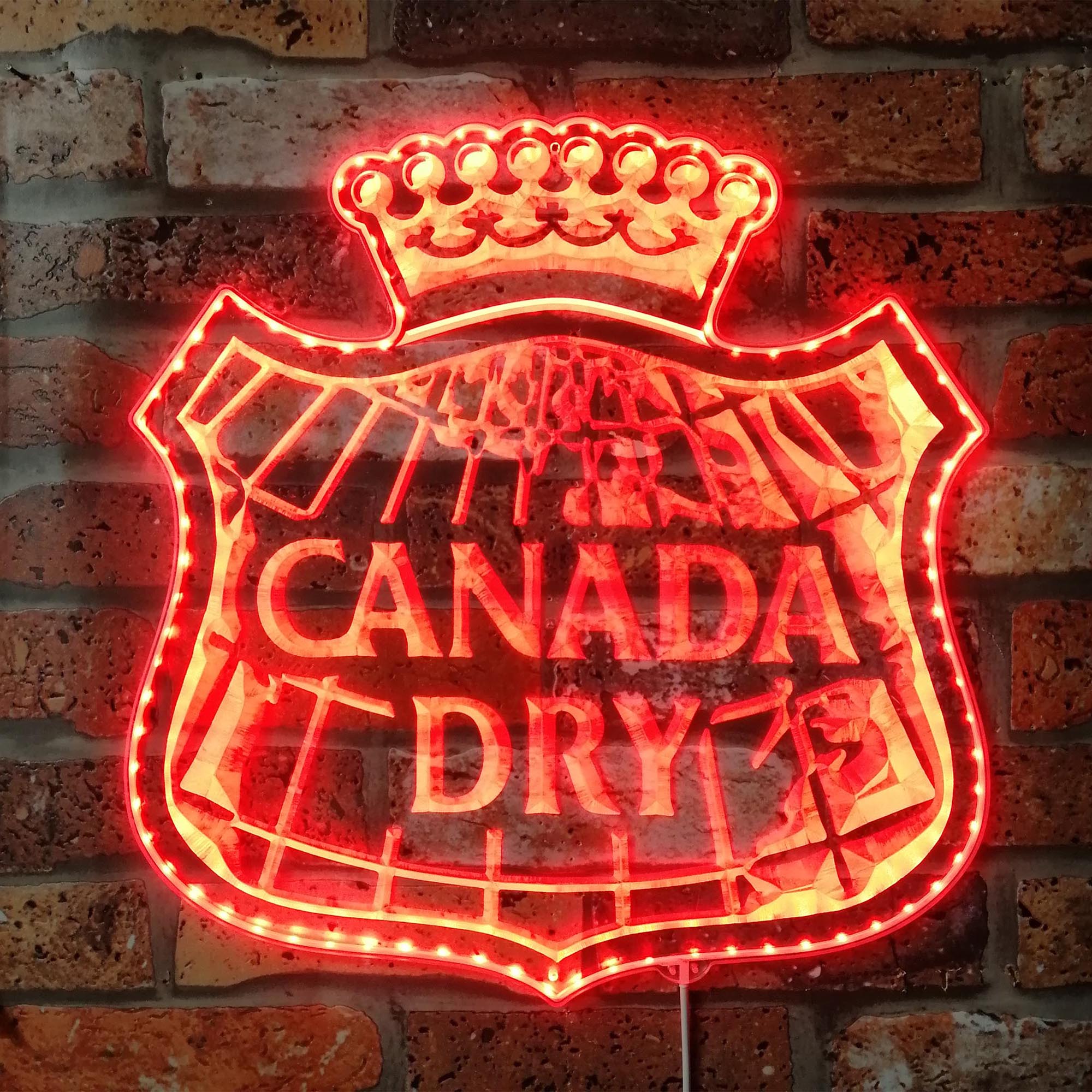 Canada Dry Dynamic RGB Edge Lit LED Sign