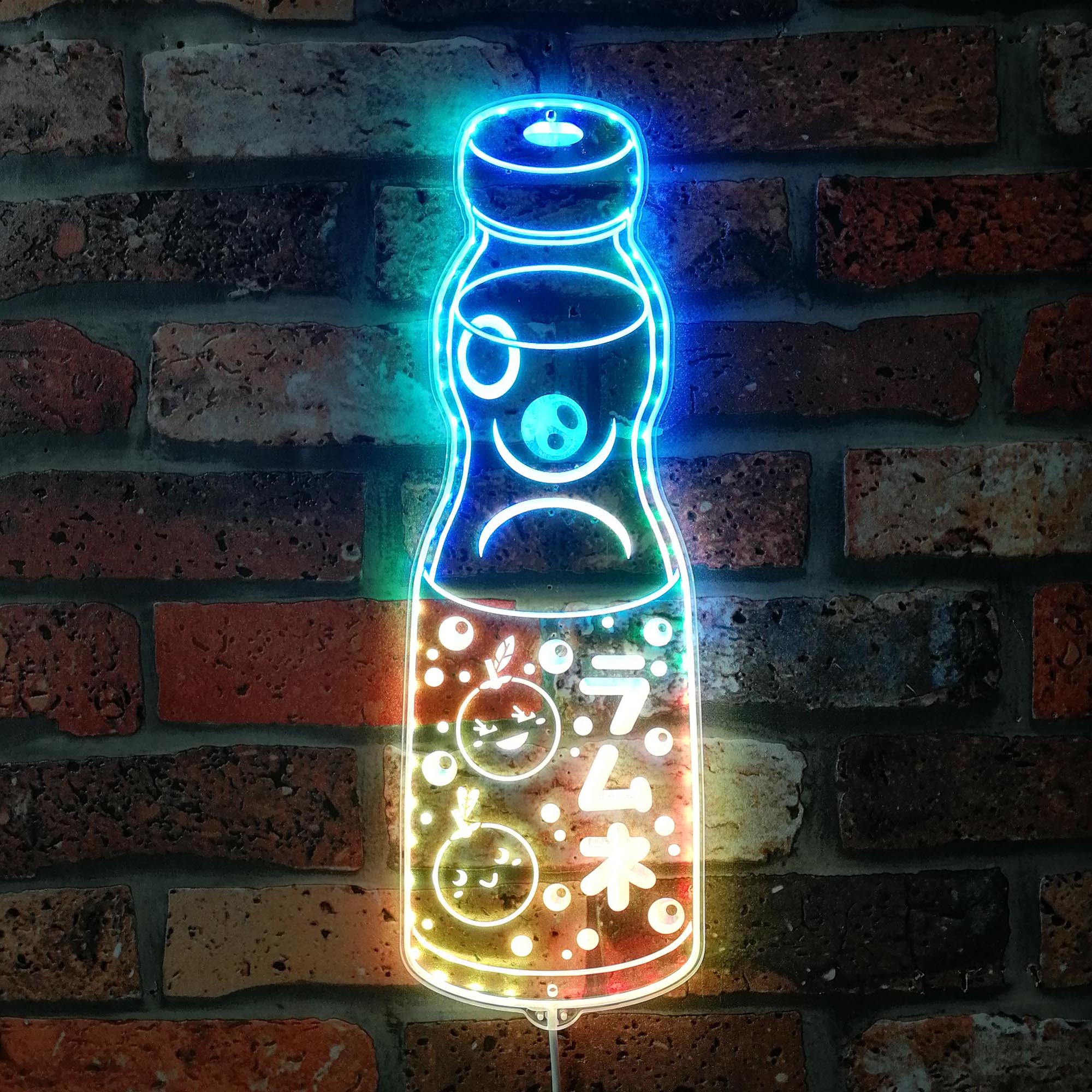 apanese Soda Ramune Dynamic RGB Edge Lit LED Sign