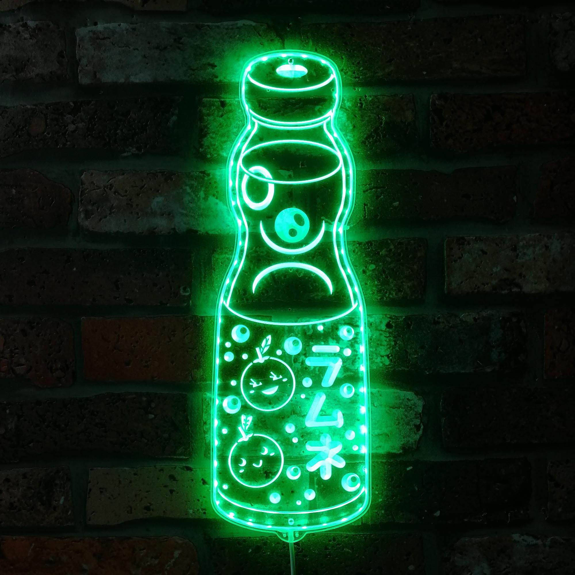 Japanese Soda Ramune Dynamic RGB Edge Lit LED Sign