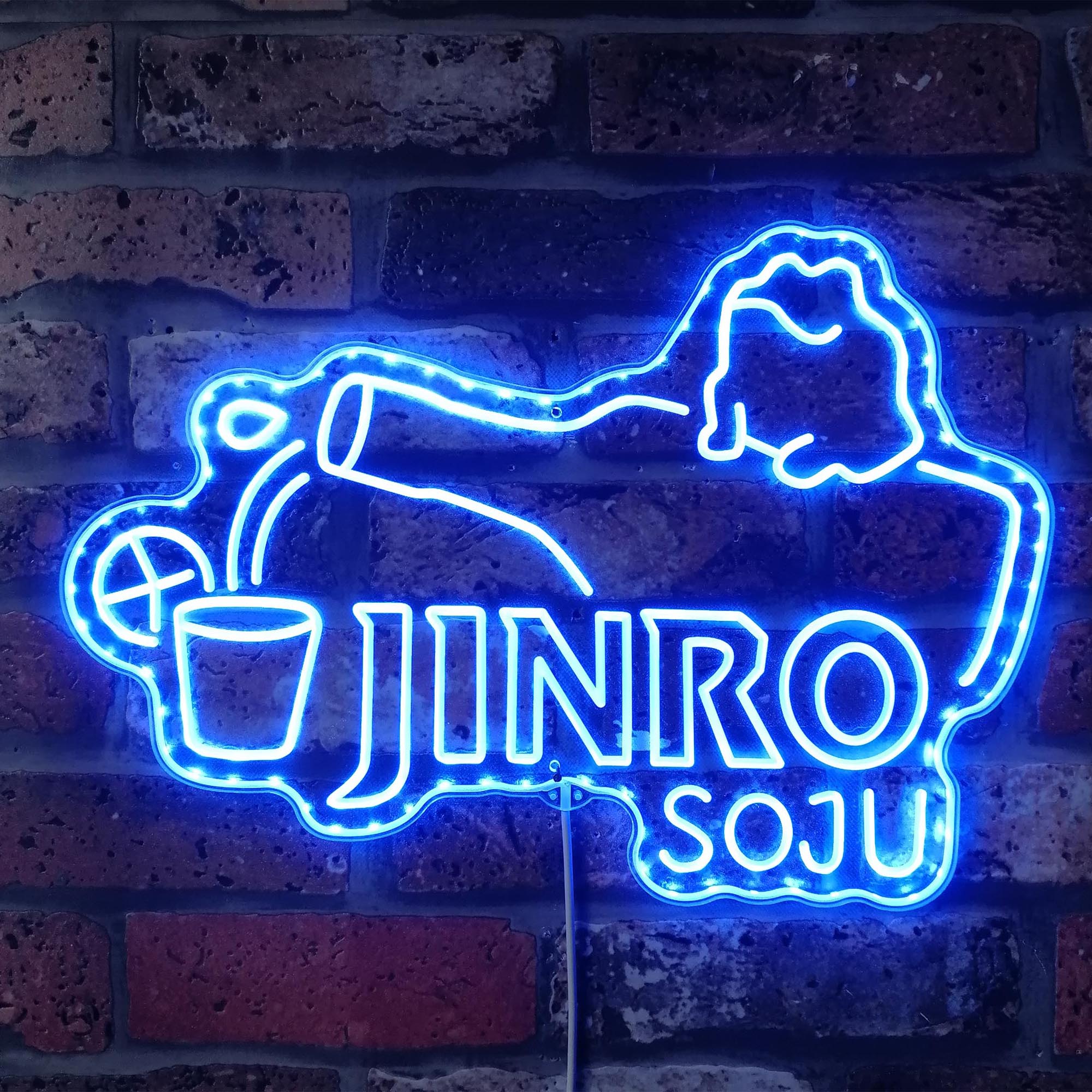 Jinro soju Beer Dynamic RGB Edge Lit LED Sign