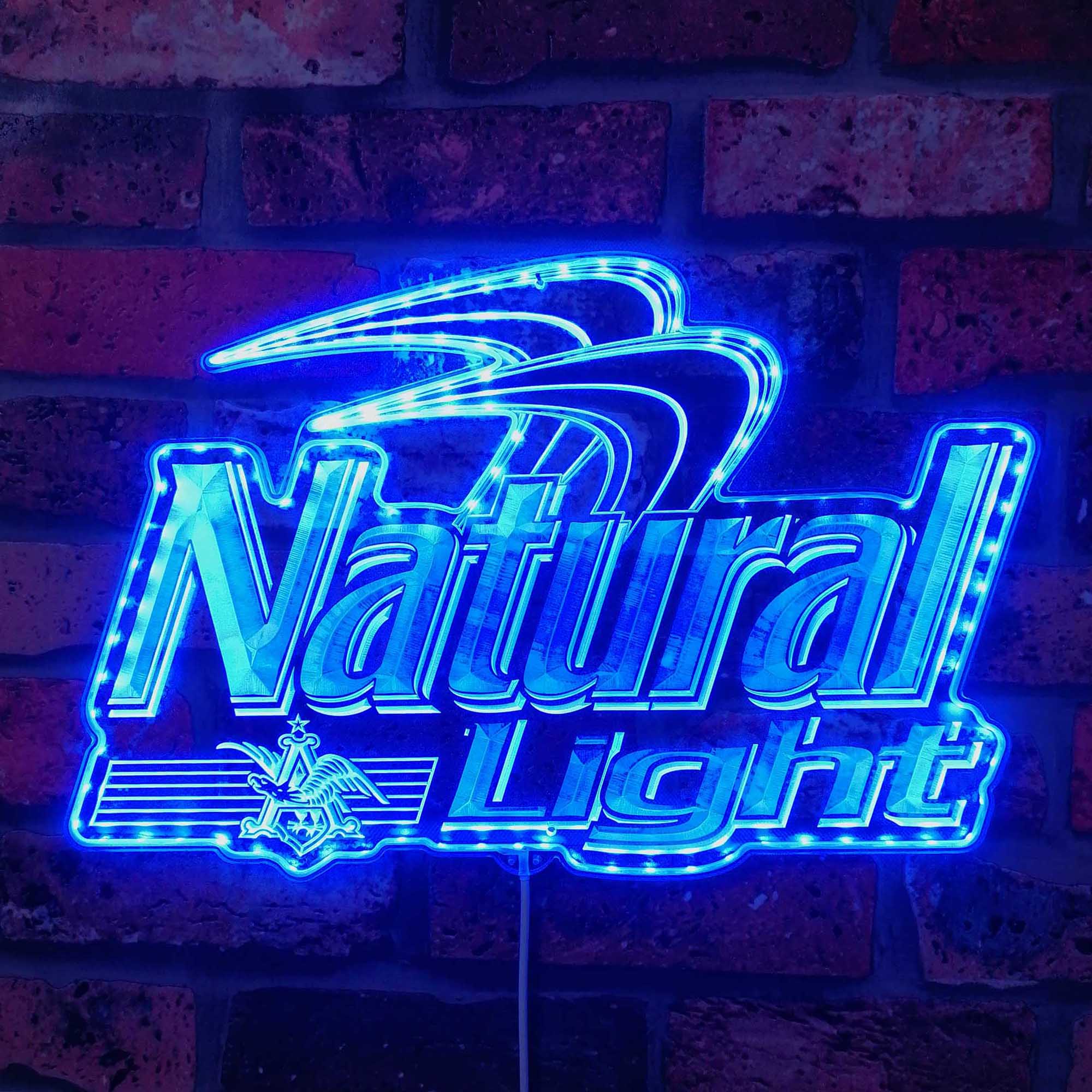 Natural Light Dynamic RGB Edge Lit LED Sign