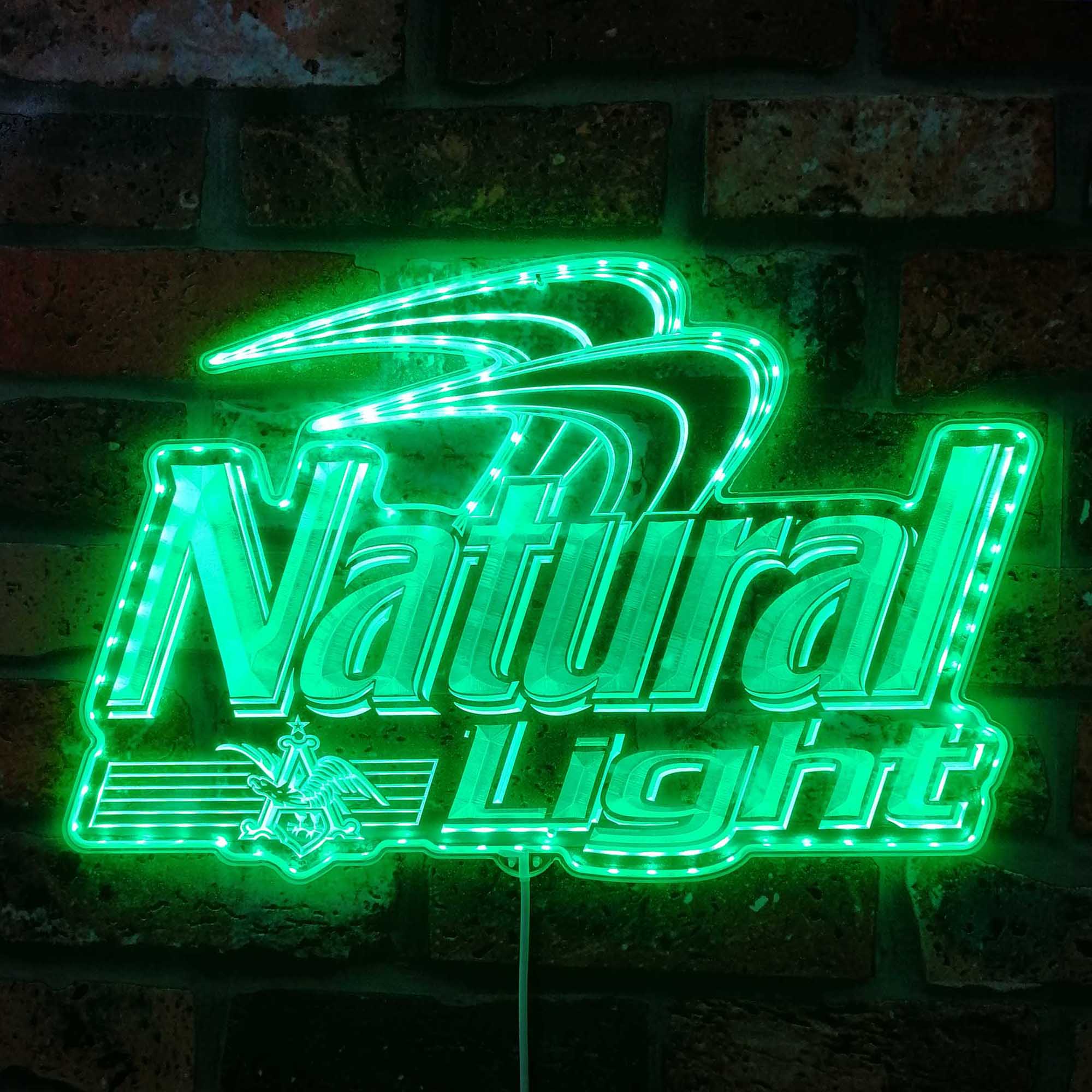 Natural Light Dynamic RGB Edge Lit LED Sign