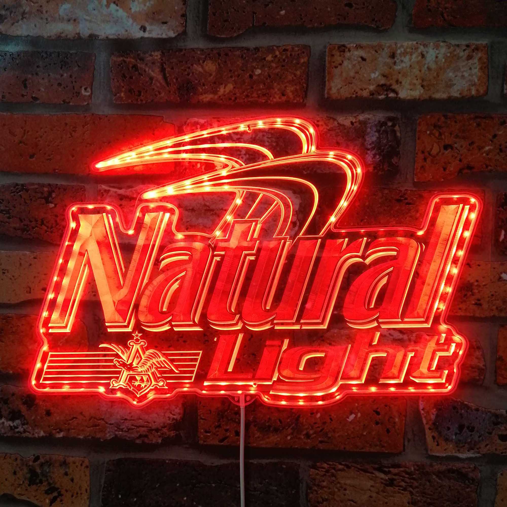 Natural Light Dynamic RGB Edge Lit LED Sign