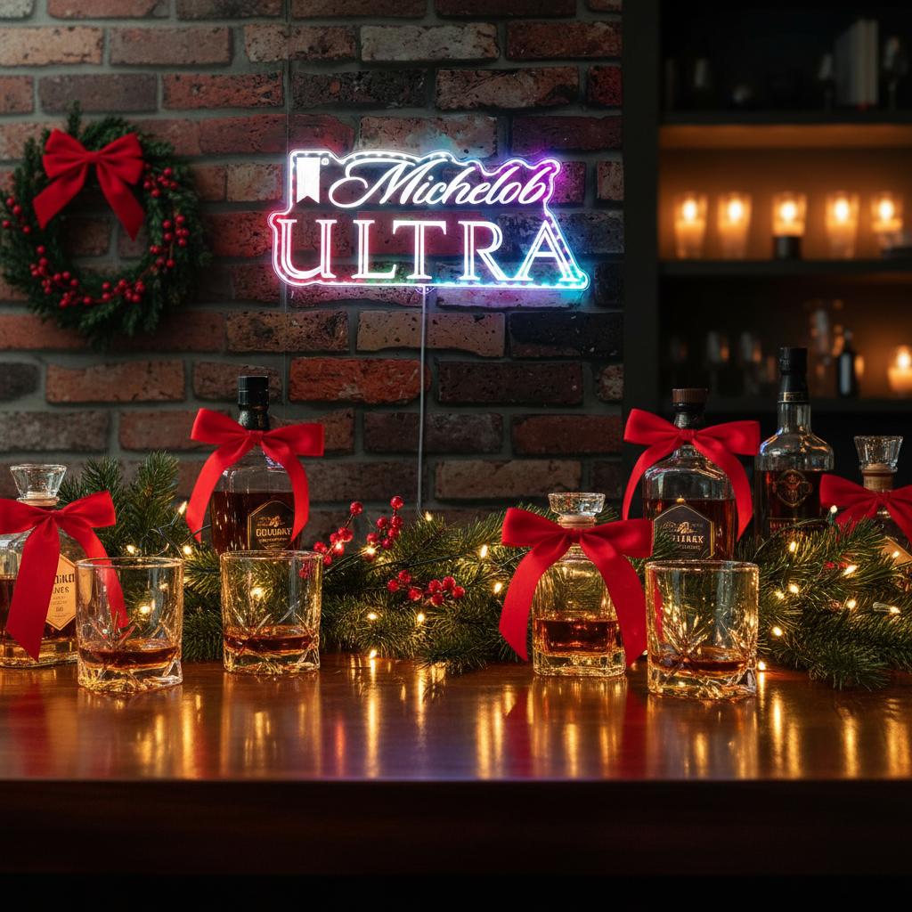 Michelob ultra Neon LED Sign with Dynamic RGB Colors