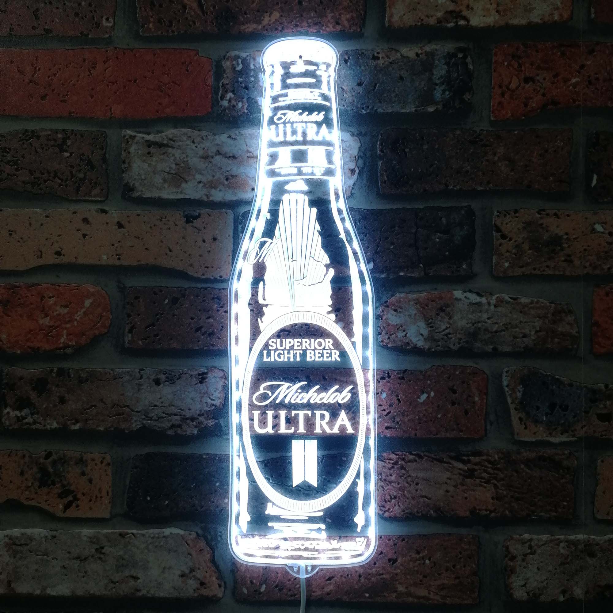 michelob ultra Bottle Dynamic RGB Edge Lit LED Sign