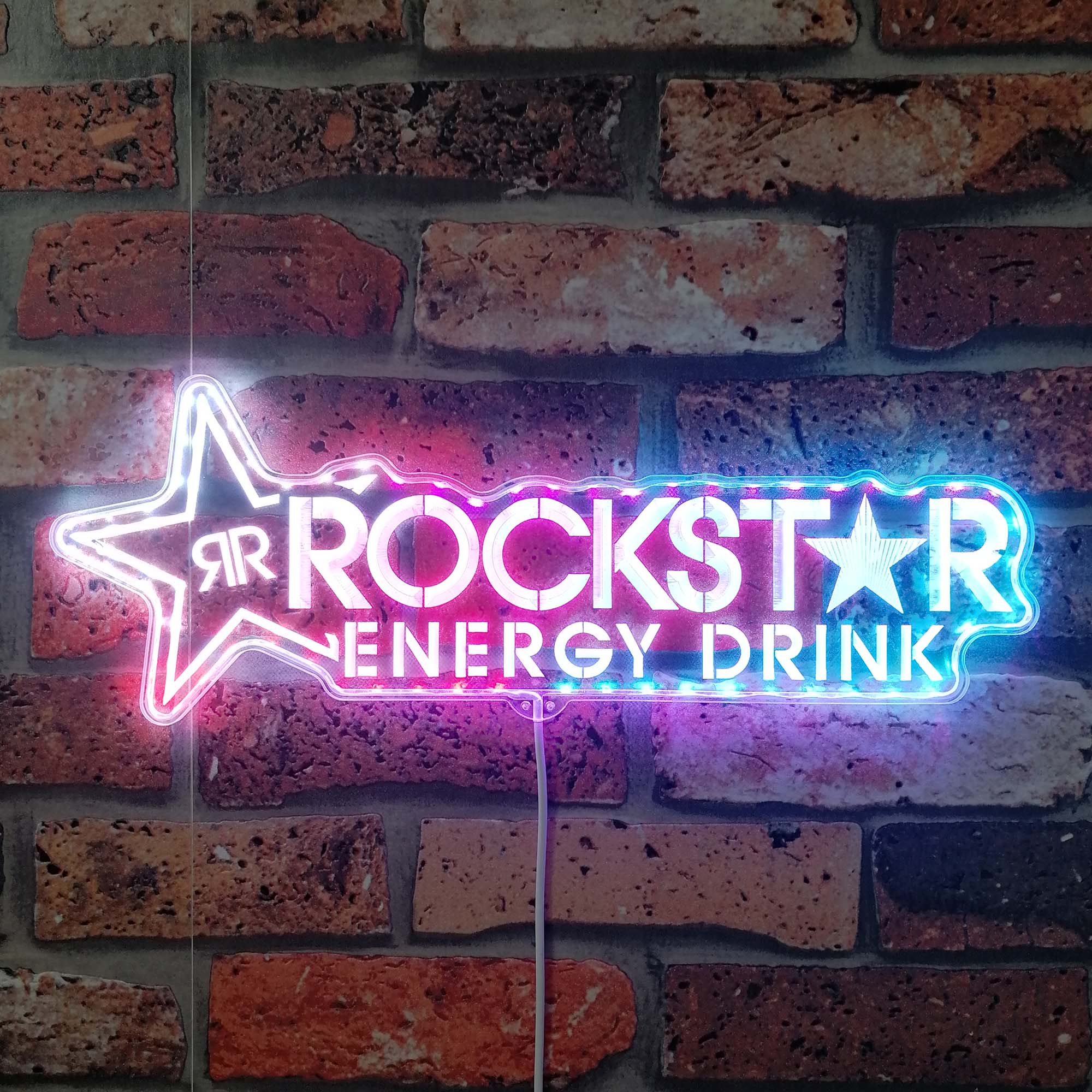 Rockstar Energy Dynamic RGB Edge Lit LED Sign